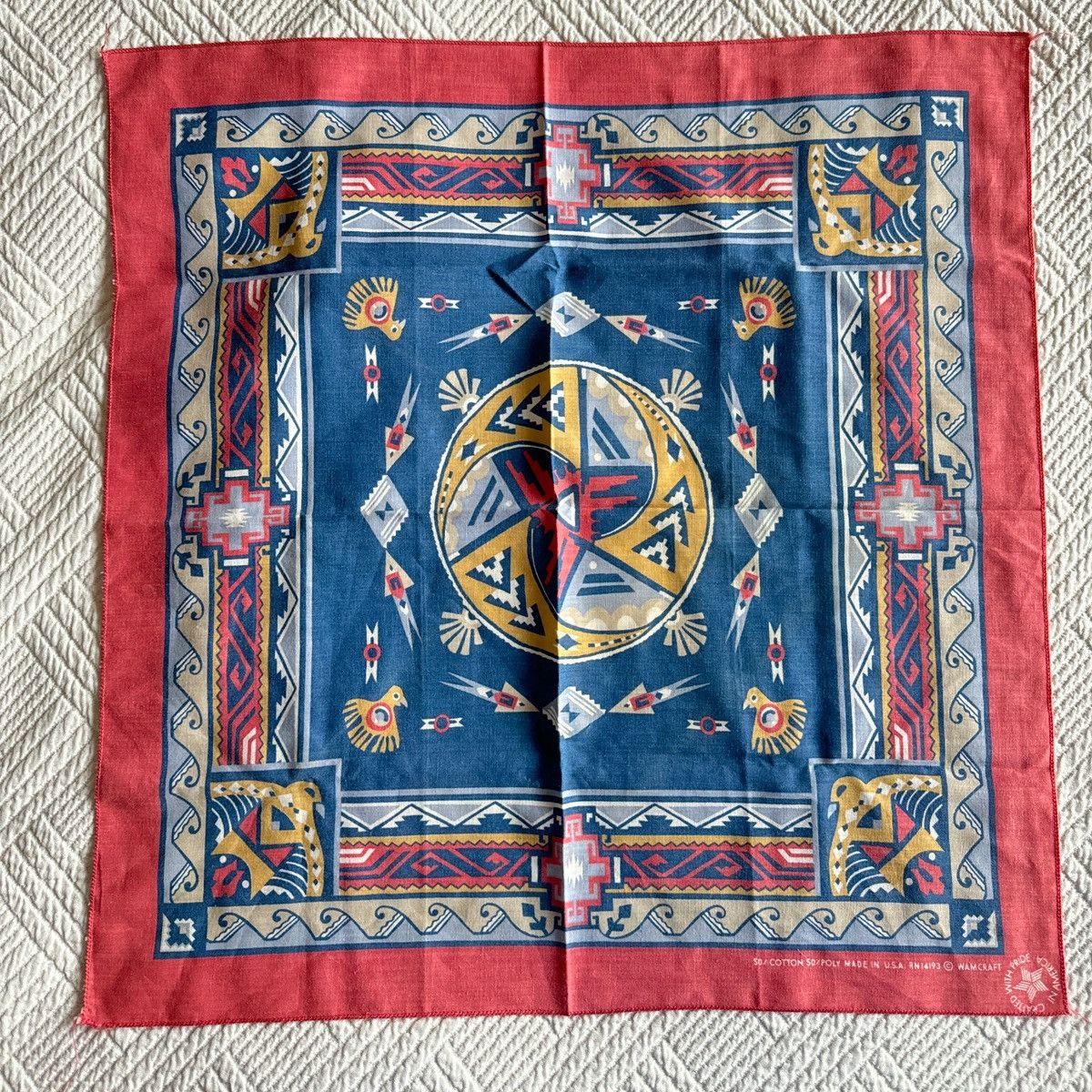 Vintage Wamcraft red vintage scarf bandana pride Size ONE SIZE - 1 Thumbnail