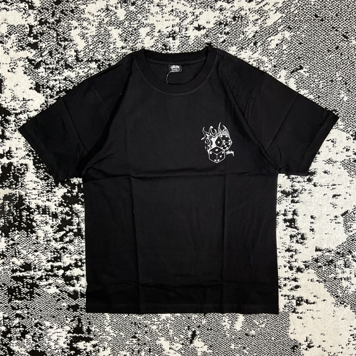Other STUSSY FIRE DICE TEE BLACK - XL Size US XL / EU 56 / 4 - 3 Thumbnail