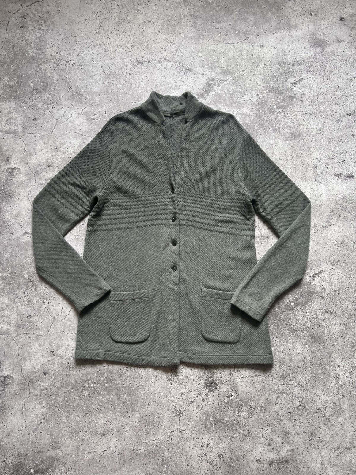 Transit × Transit Uomo Transit Par-Such Wool Cardigan Sweater Size XS / US 0-2 / IT 36-38 - 1 Thumbnail