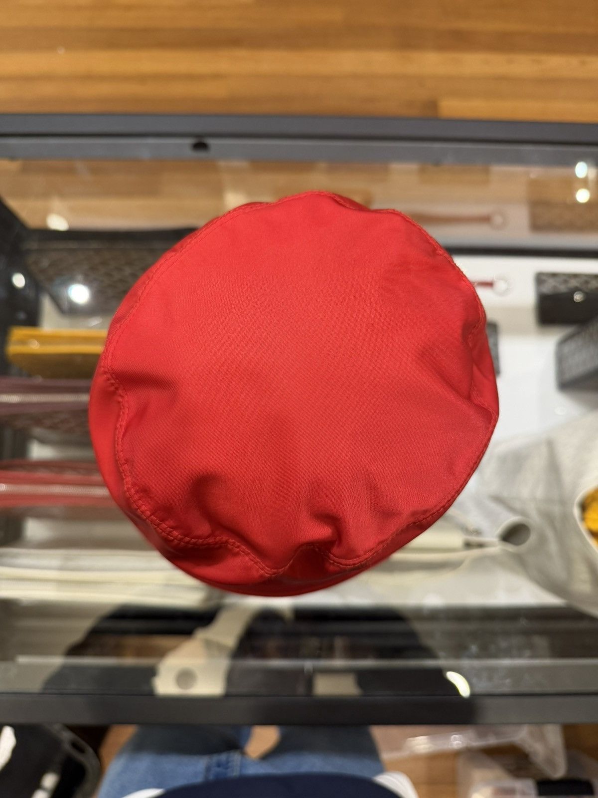 Prada Prada Nylon Bucket Hat - Red Size ONE SIZE - 5 Thumbnail