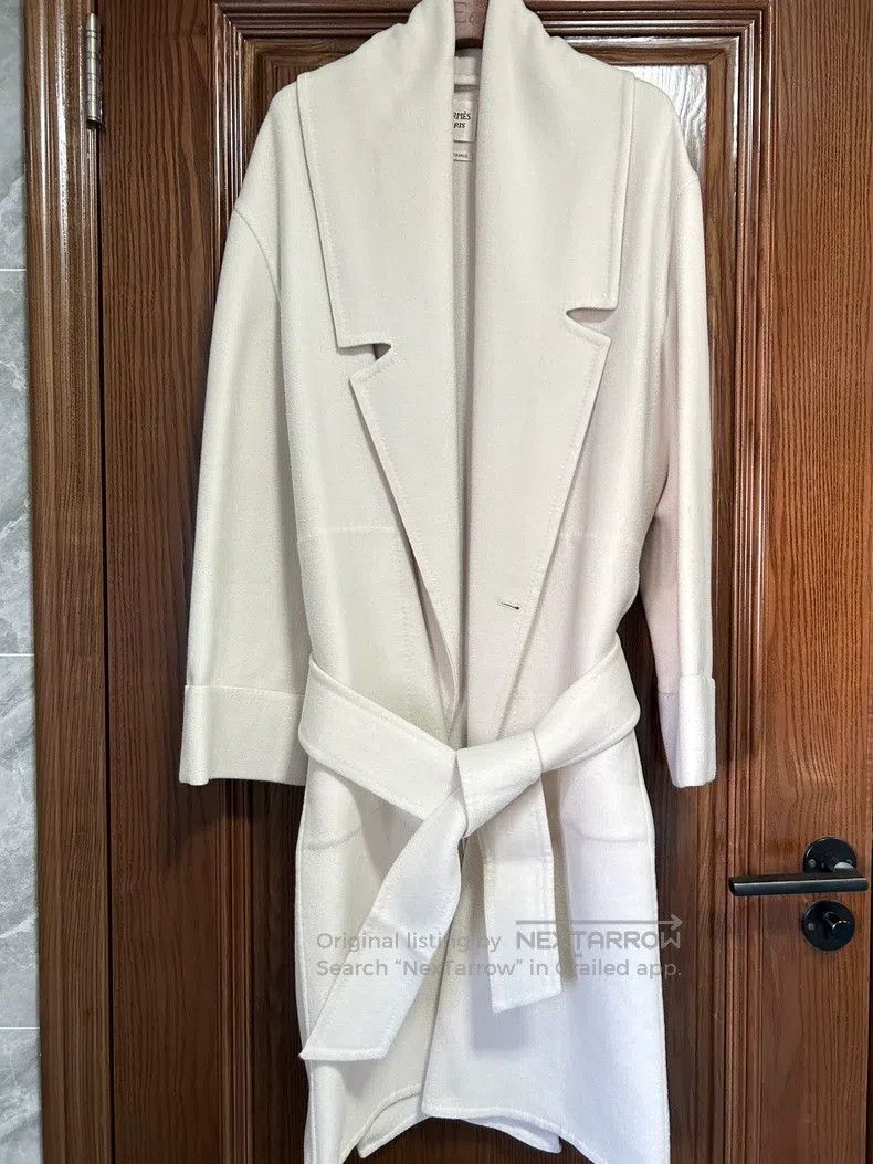 Hermes Hermes 100% Cashmere Coat, Mid-length Size XS / US 0-2 / IT 36-38 - 2 Thumbnail