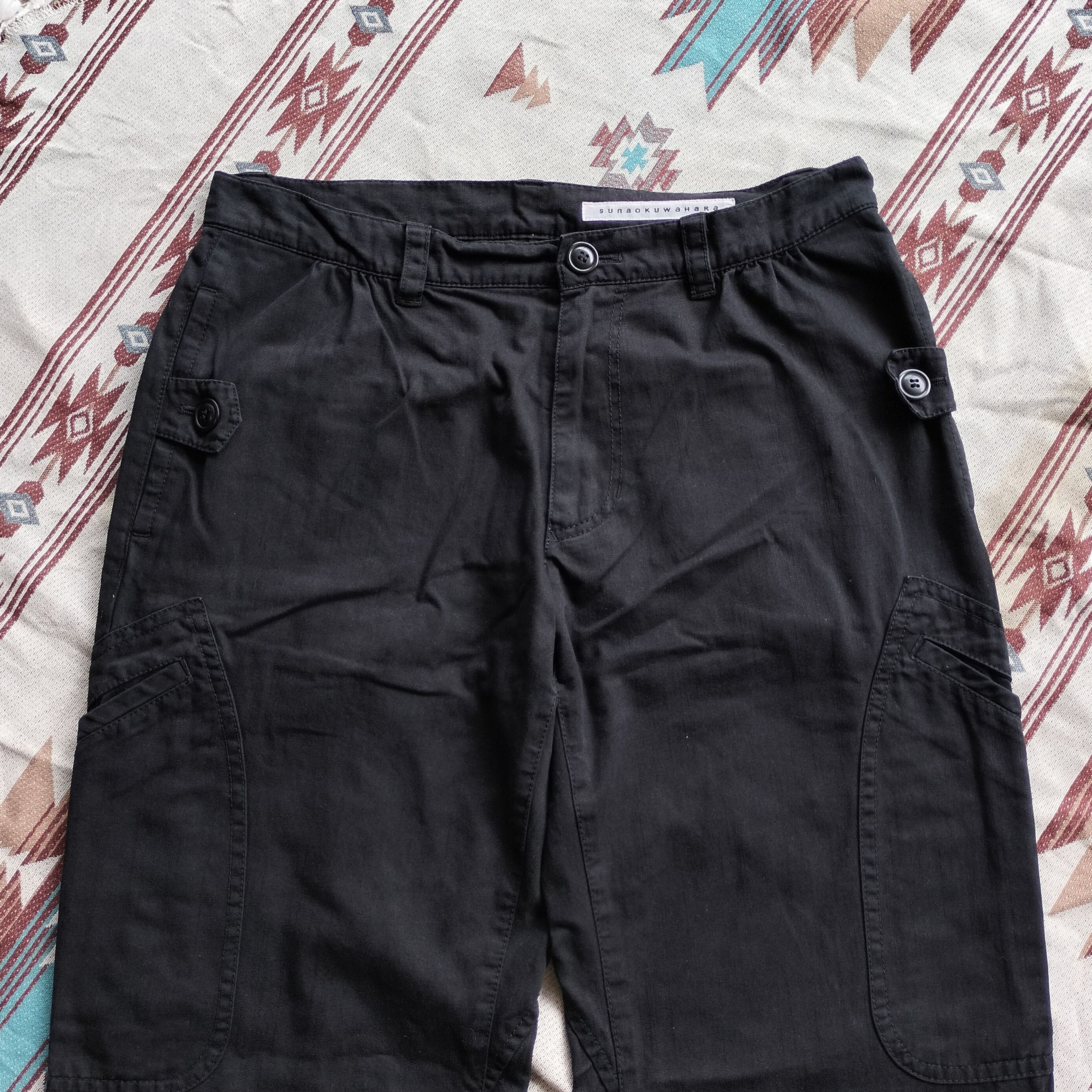 Issey Miyake SunaoKuwahara cargo wide leg bush pants Size US 31 - 3 Thumbnail