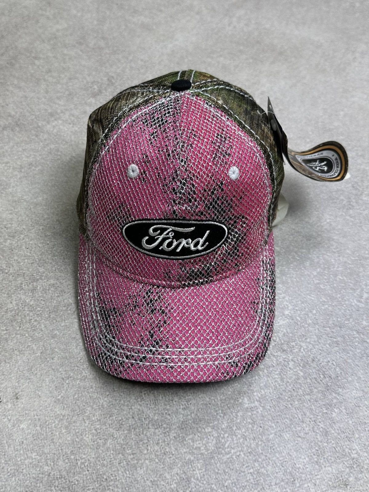 NASCAR NWT Vintage Nascar Ford 3D Camo Y2K Cap Os Size ONE SIZE - 1 Thumbnail