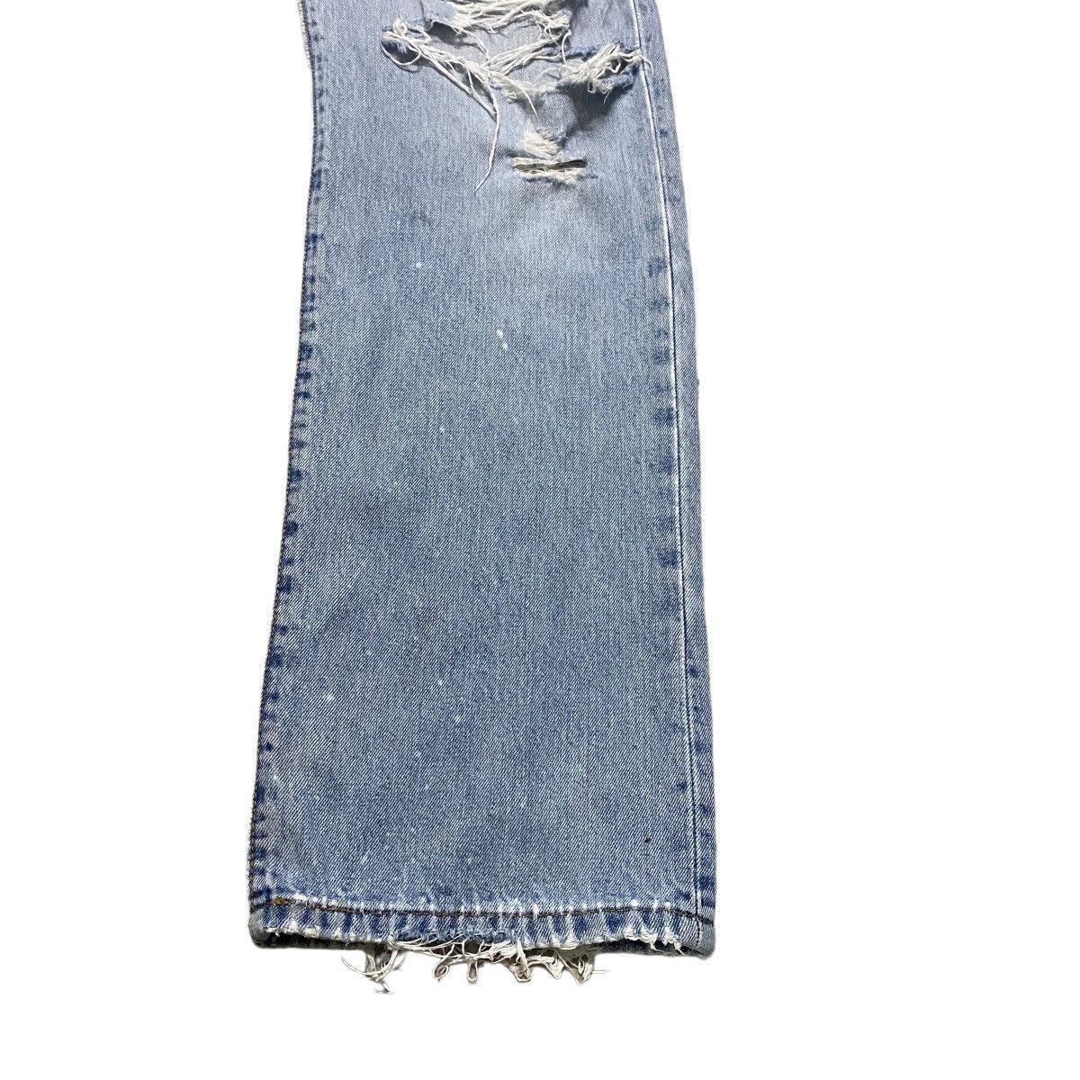 Levi's Vintage Levis 501 Thrashed Jeans Size US 34 / EU 50 - 11 Thumbnail