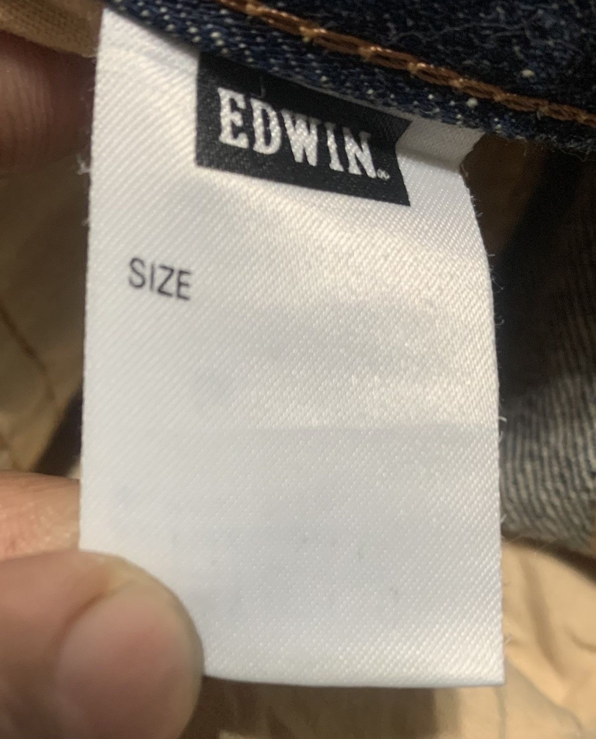 Edwin Vintage Edwin 504 Straight Leg Jeans Distressed Size US 34 / EU 50 - 10 Thumbnail