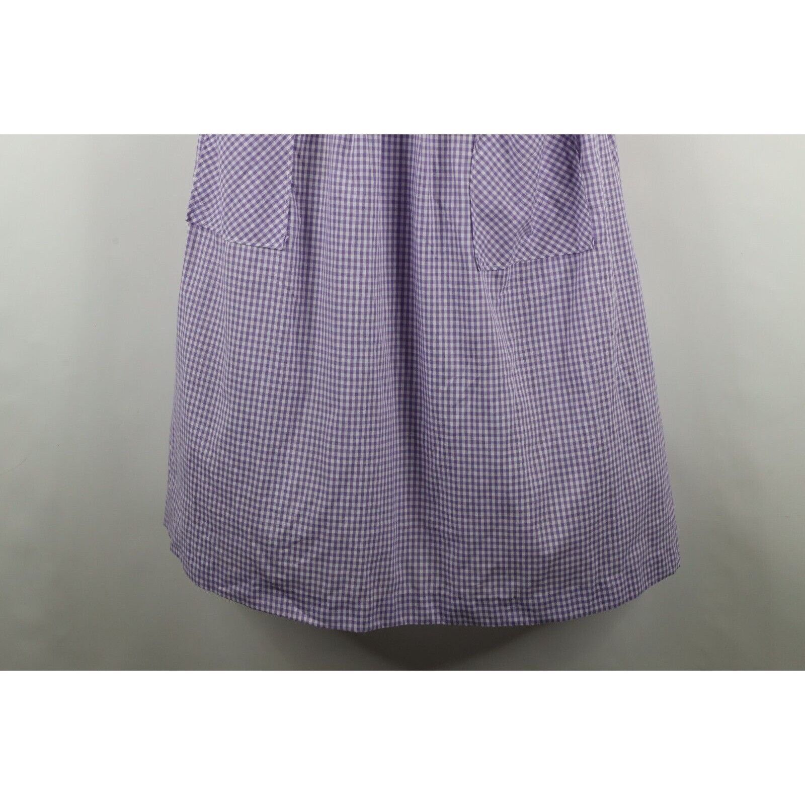 Vintage Vintage 70s Country Primitive Farmhouse Gingham Plaid Dress Size L / US 10 / IT 46 - 4 Thumbnail