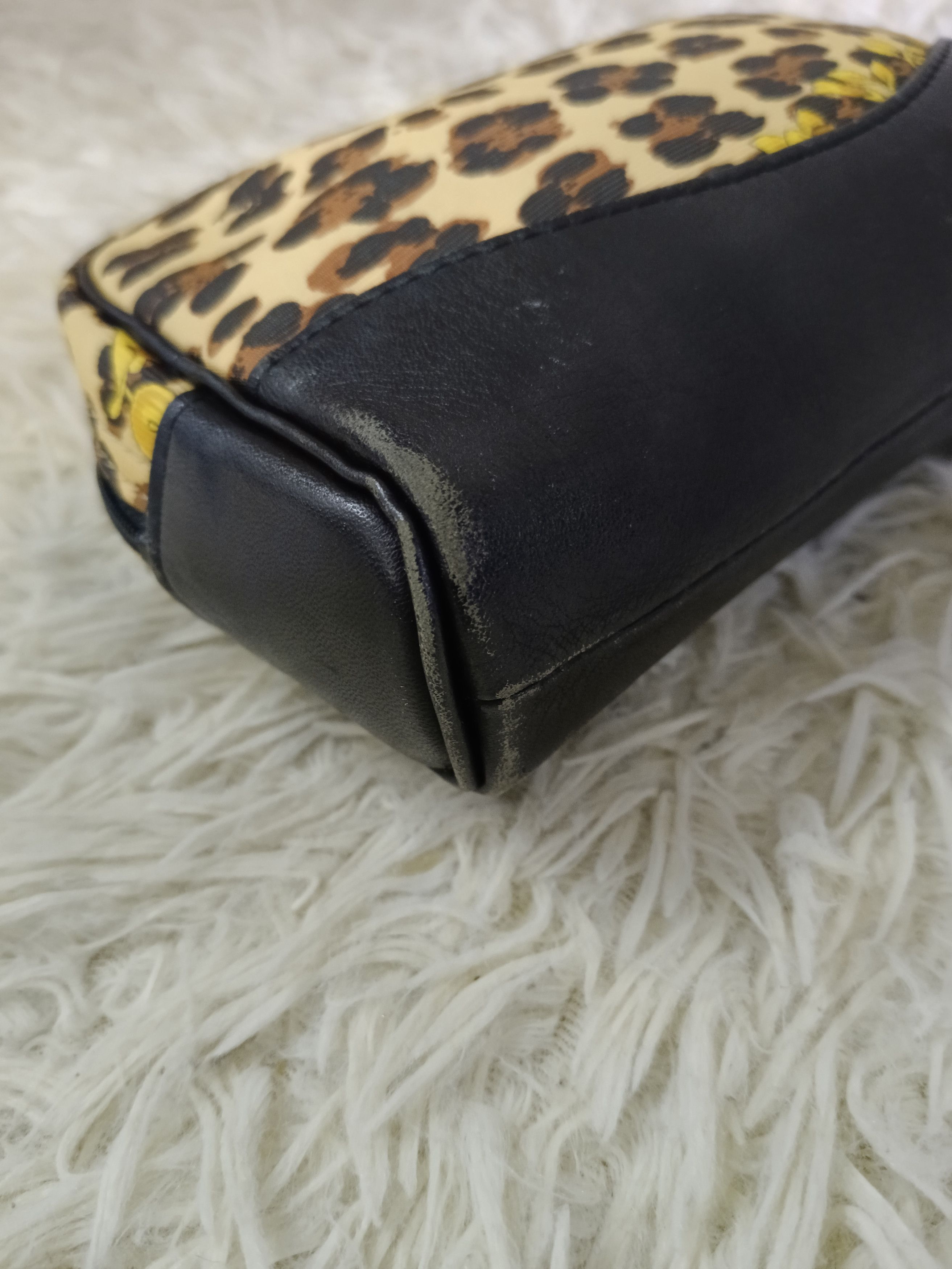 Versace VERSACE Vintage Leopard Print Mini Clutch Size ONE SIZE - 10 Thumbnail