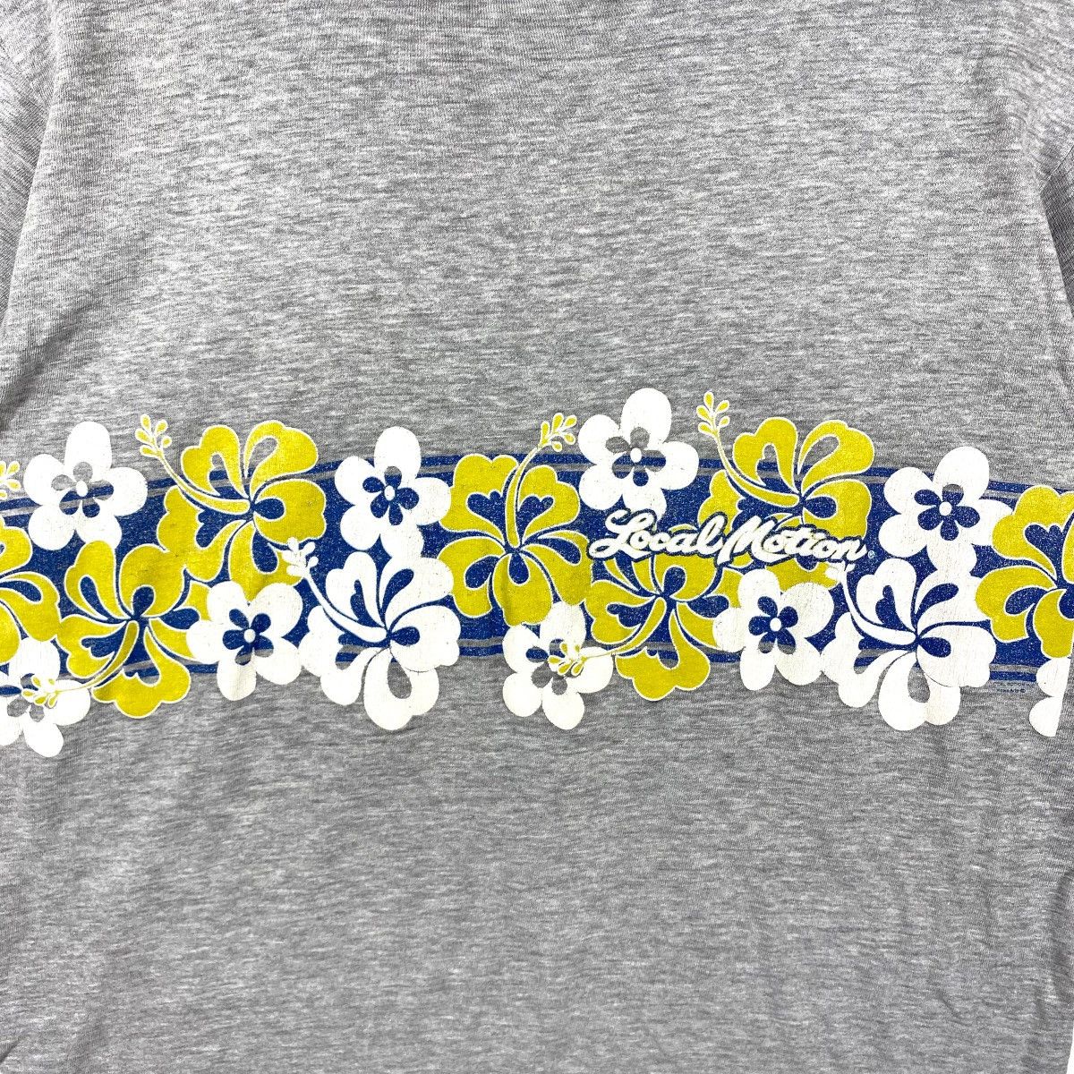 Vintage Vintage 90's LOCAL MOTION Hibiscus Graphic Distressed Size US M / EU 48-50 / 2 - 2 Thumbnail