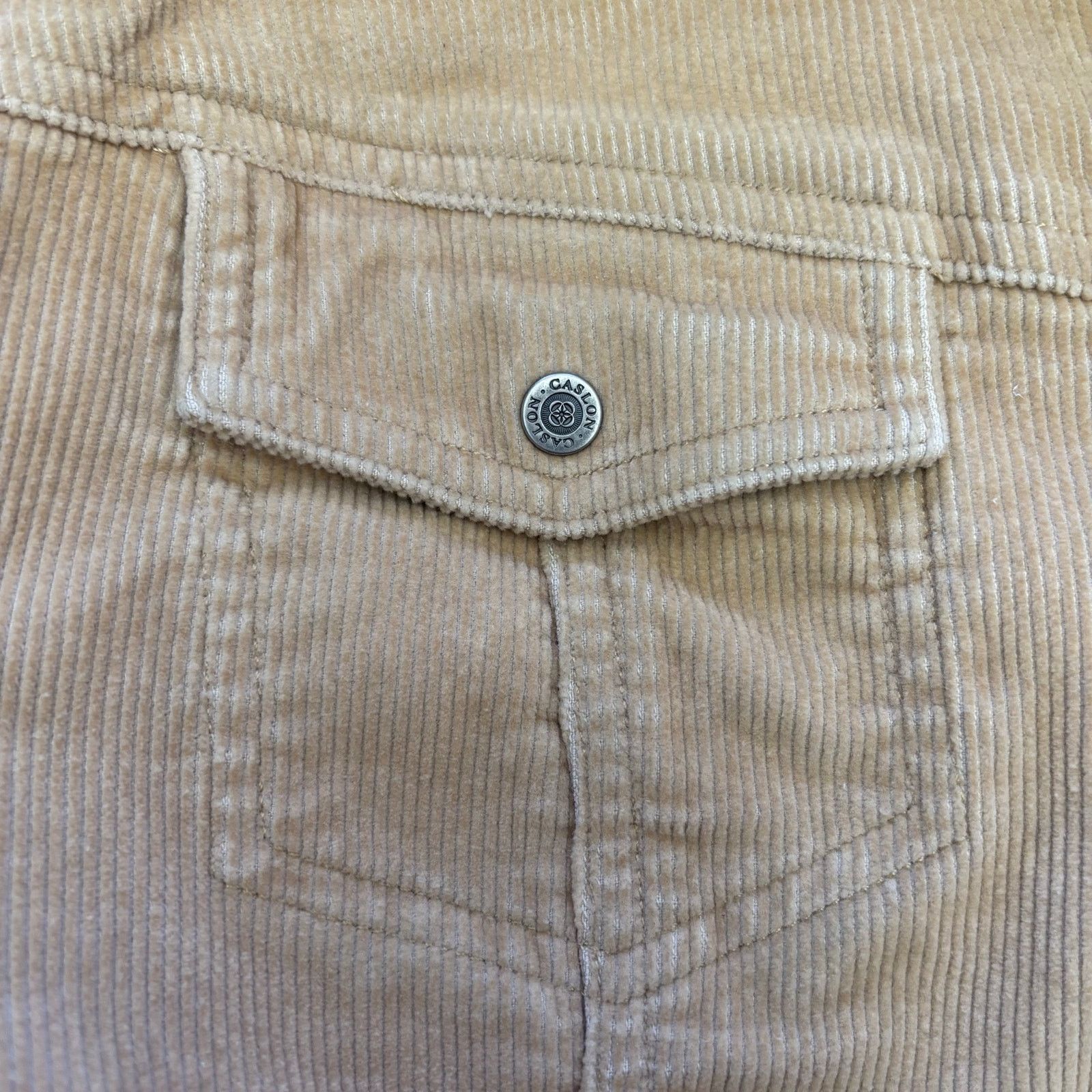 Vintage Caslon Tan Corduroy Trucker Jacket Fits Mens Small Medium Size L / US 10 / IT 46 - 8 Thumbnail
