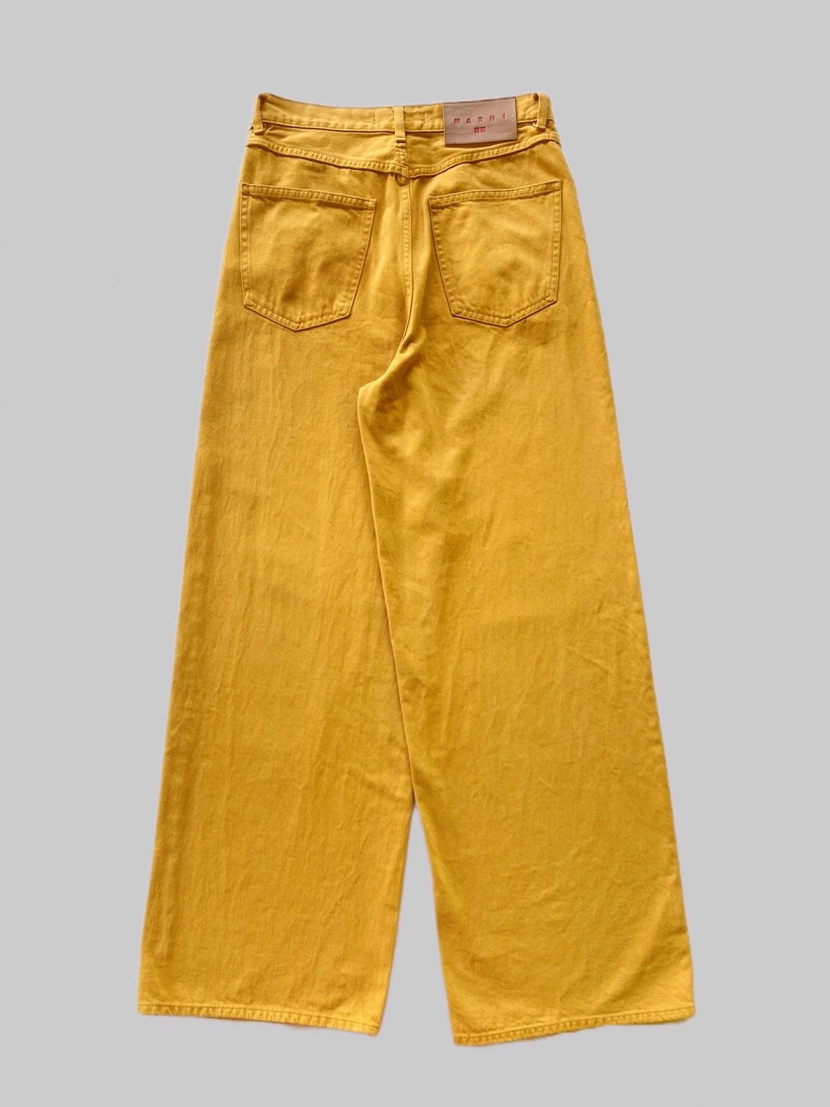 Marni × Uniqlo Marni x Uniqlo Mustard Oversized-Buggy Jeans Size 30" / US 8 / IT 44 - 11 Thumbnail