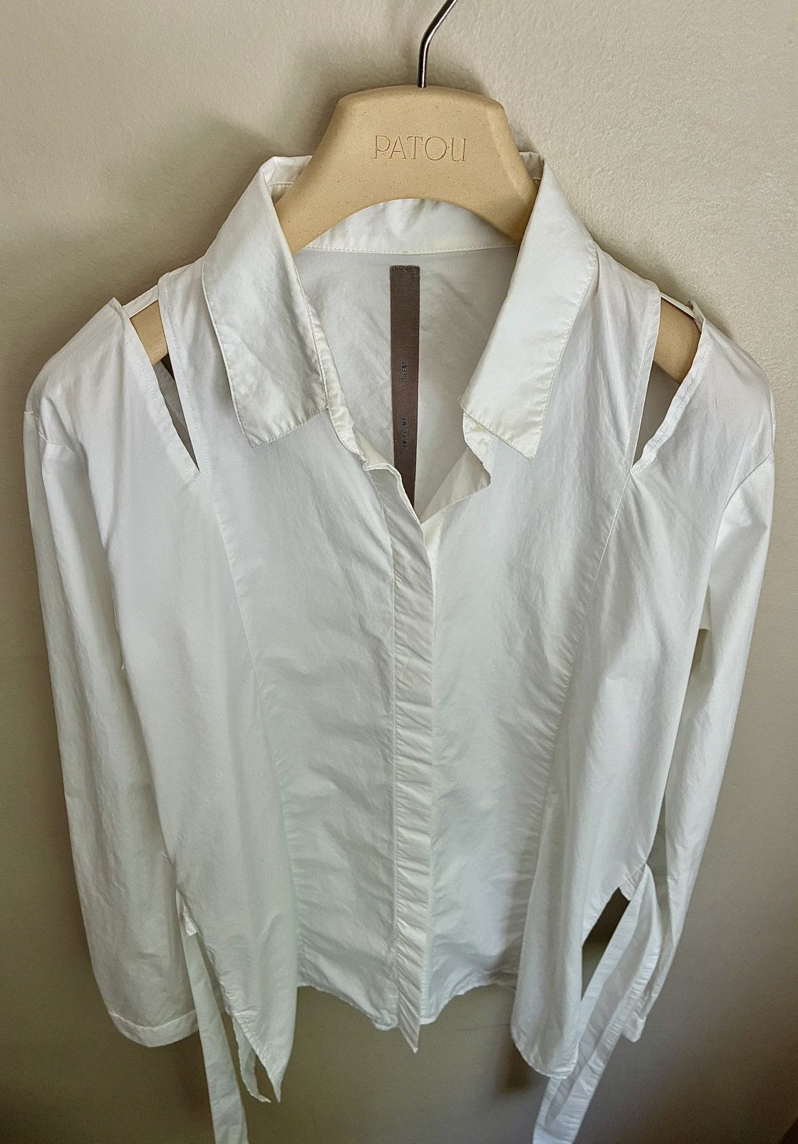 Damir Doma Silent Damir Doma Bondage Strap Cold Shoulder Shirt Size US L / EU 52-54 / 3 - 5 Thumbnail