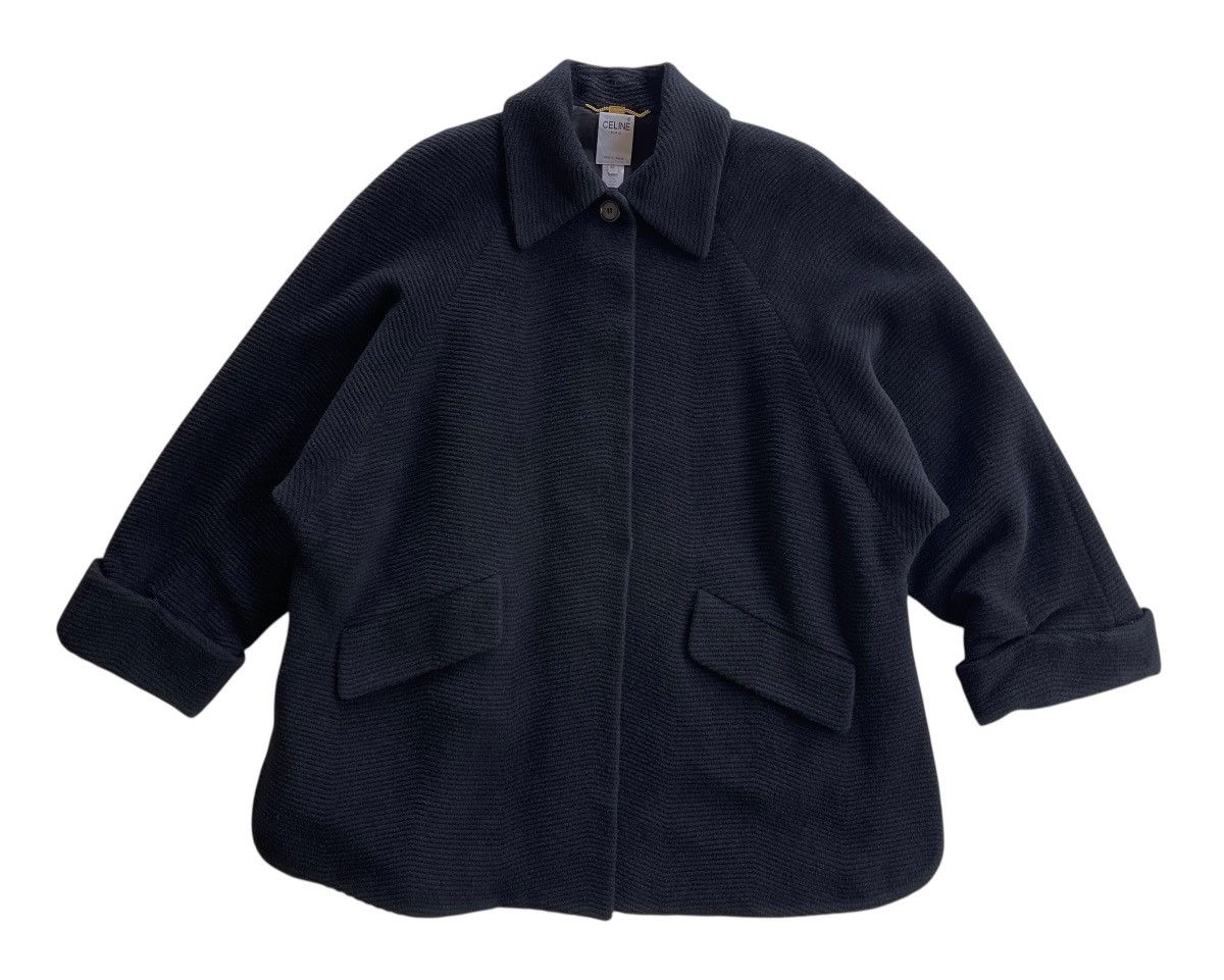Celine 90s Celine Luxury Oversize Mohair Coat Size M / US 6-8 / IT 42-44 - 3 Thumbnail