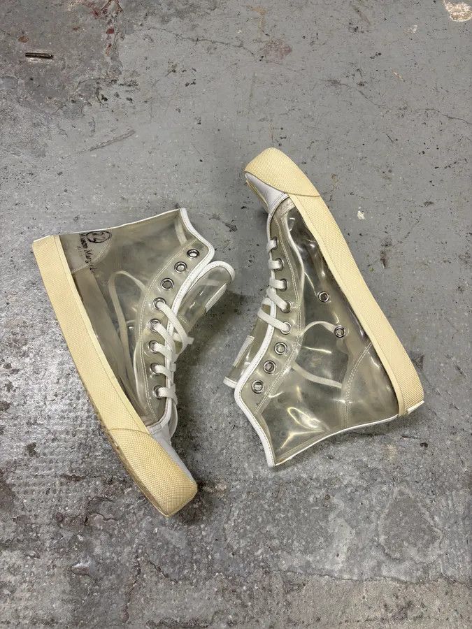 Maison Margiela Maison Margiela Tabi White Transparent Size US 8 / IT 38 - 6 Thumbnail