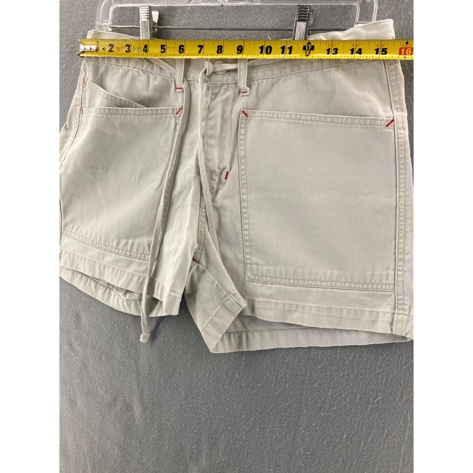 Vintage VINTAGE Chazz Bermuda Shorts Womens 5 White Denim 90s Size 27" / US 4 / IT 40 - 2 Thumbnail