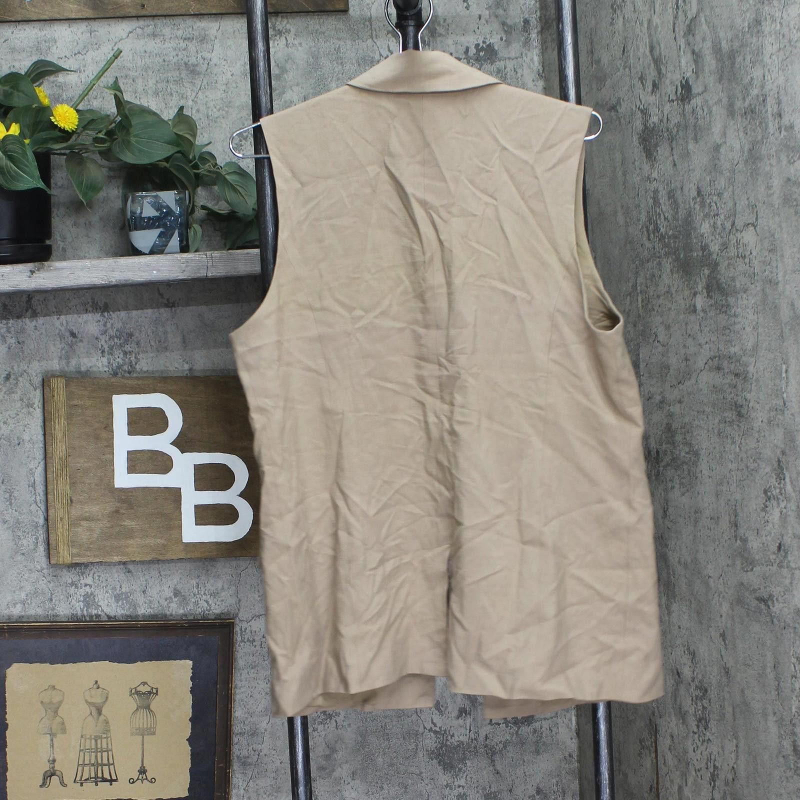 Bar III Nwt Bar Iii Long Vest 100188618pt Warm Ginger Brown Pl Size L / US 10 / IT 46 - 2 Thumbnail