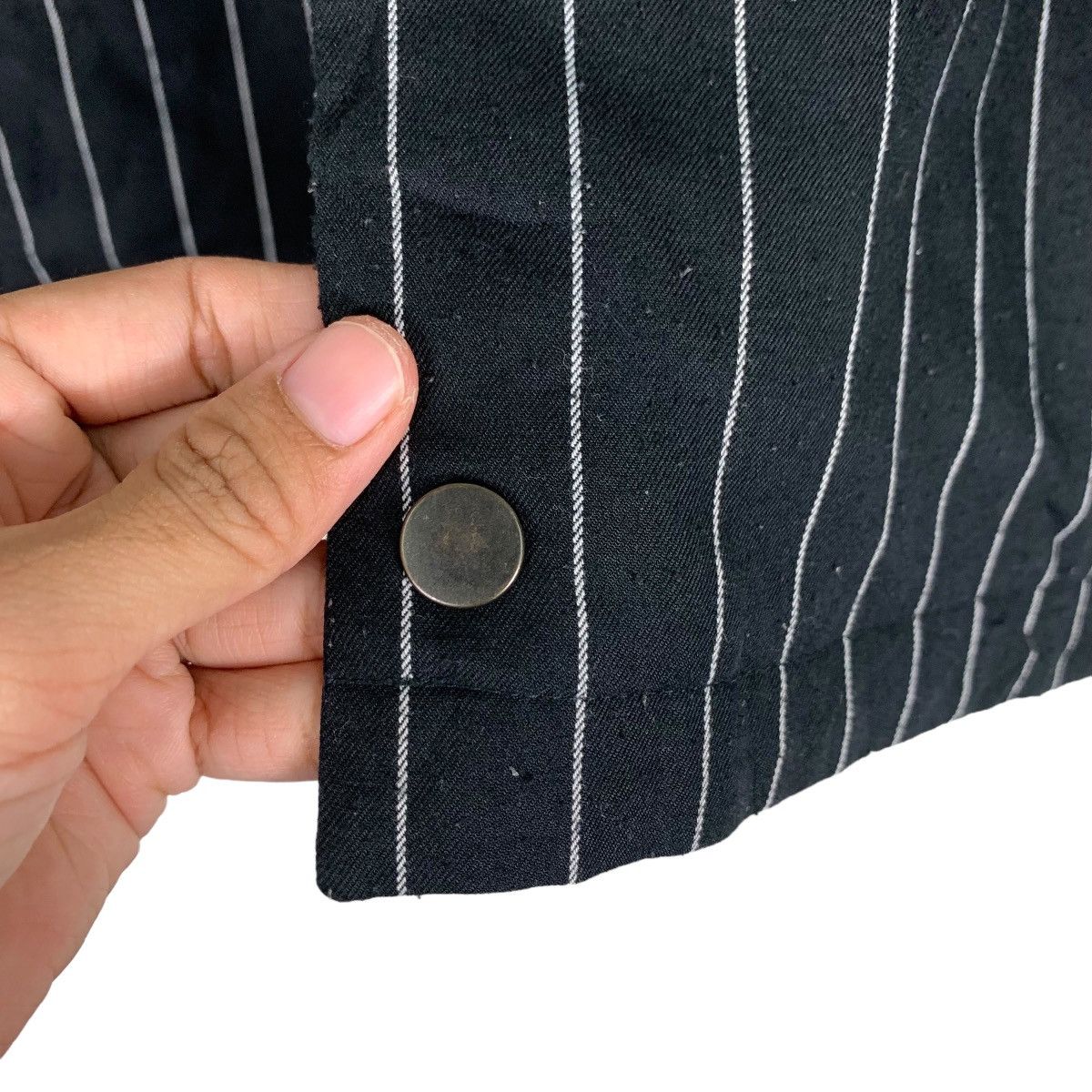 Takeo Kikuchi TAKEO KIKUCHI Hickory Stripe Reversible Jacket #0881-C39 Size US M / EU 48-50 / 2 - 14 Thumbnail