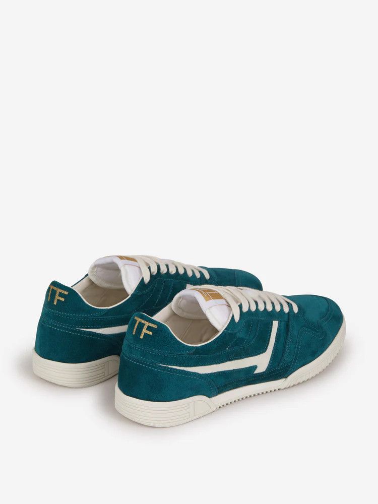 Tom Ford o1y0425 Low-Top Sneakers in Deep Teal/White Size US 8 / EU 41 - 4 Thumbnail