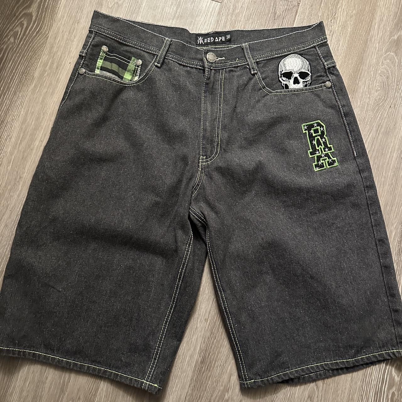 Other Rare RedApe Jorts 34/ custom patches and vintage embroidery Size US 34 / EU 50 - 1 Thumbnail