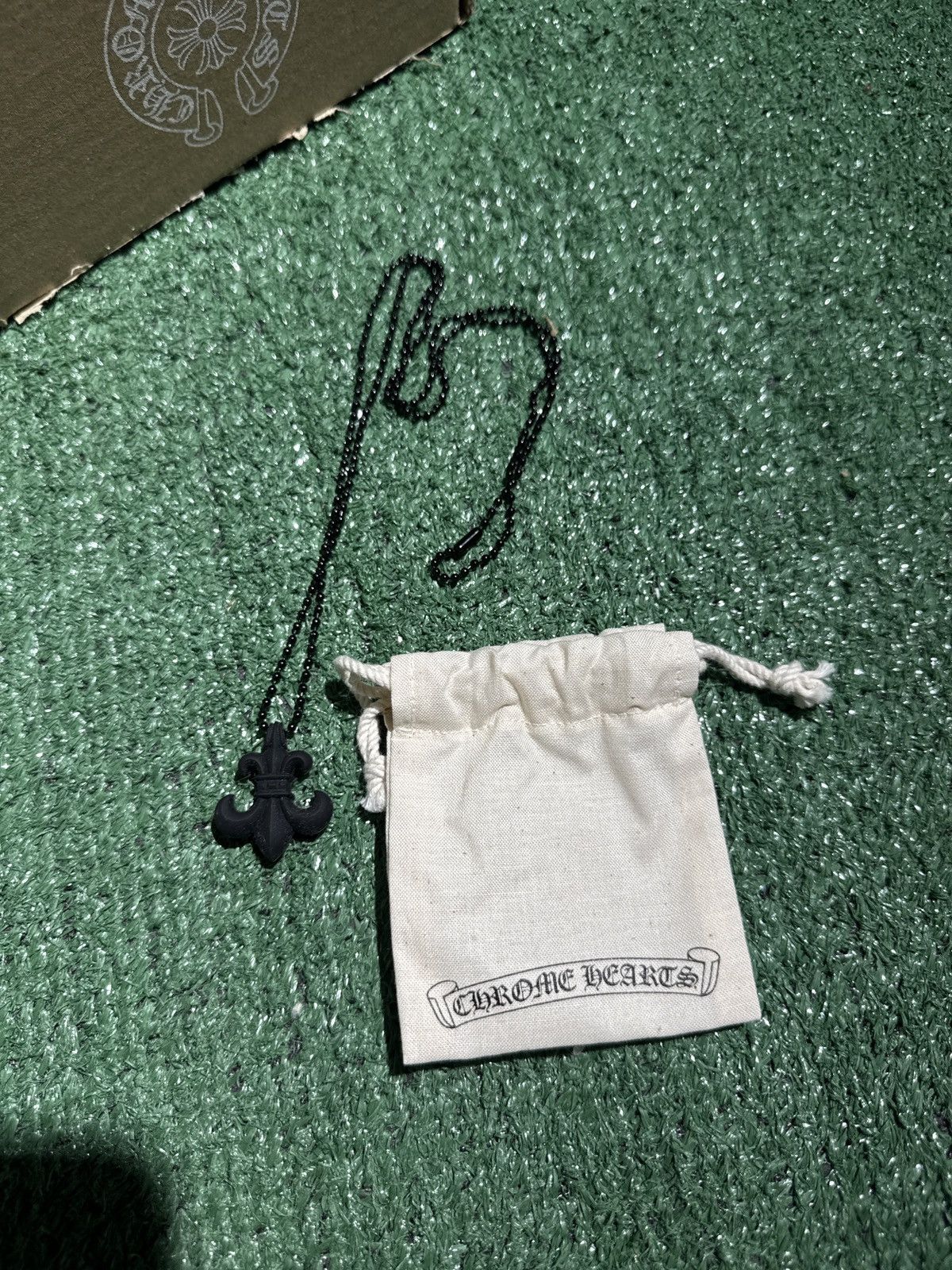 Chrome Hearts Chrome Hearts Silicon FLEUR PENDANT black Size ONE SIZE - 2 Thumbnail