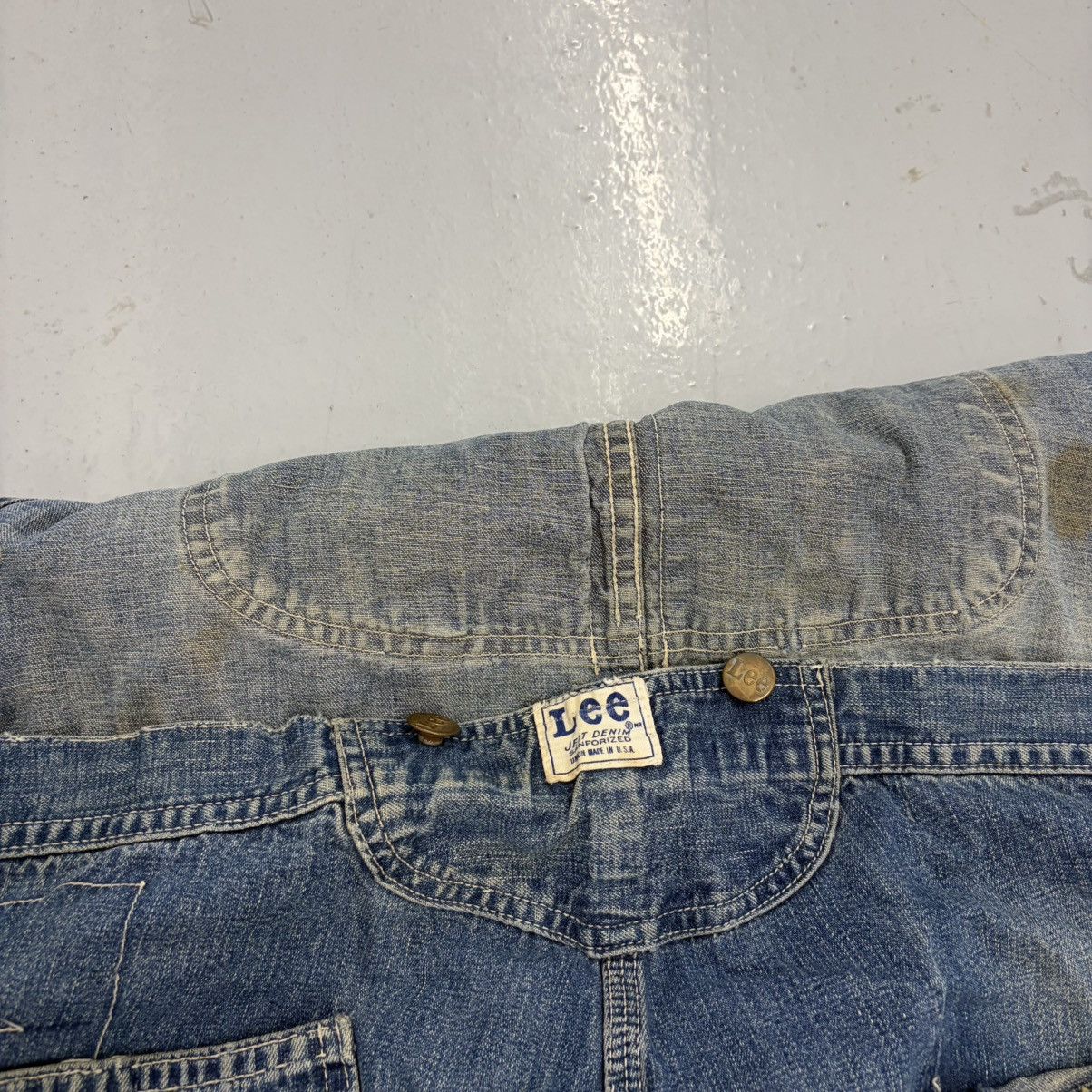 Lee Vintage 50s Lee Union Made Jelt Sanforized Overalls 38x31 Size US 38 / EU 54 - 6 Thumbnail