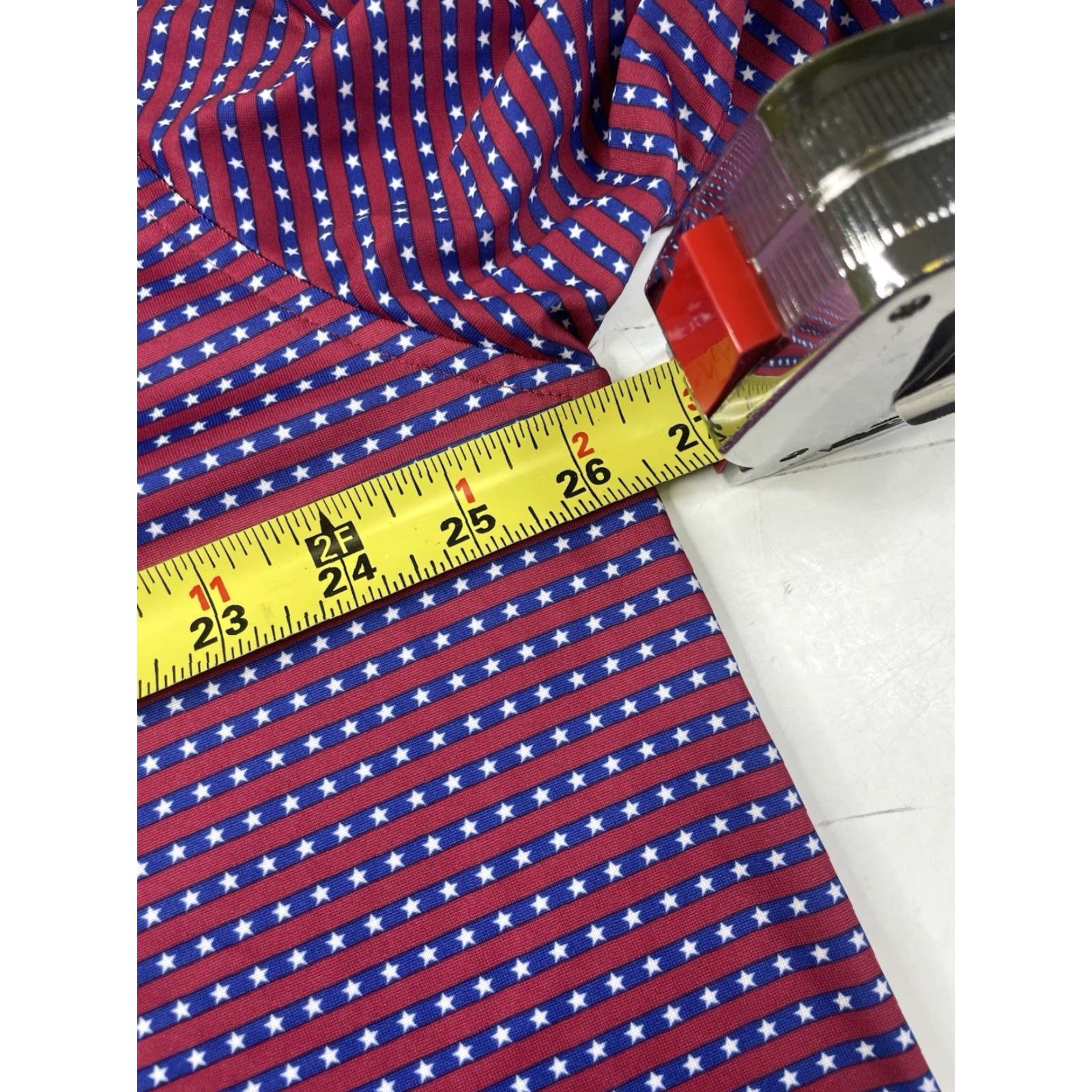Vintage Donald Ross Sportswear Polo Shirt Mens XL Performance Stars Stripes Bridge Logo Size US XL / EU 56 / 4 - 7 Thumbnail