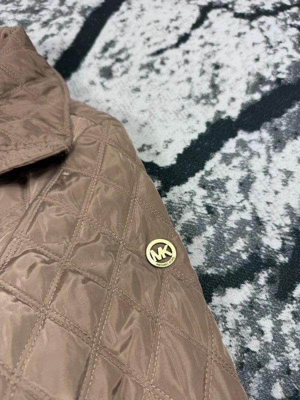 Michael Kors Michael Kors Beige Brown Quilted Jacket L Size L / US 10 / IT 46 - 6 Thumbnail
