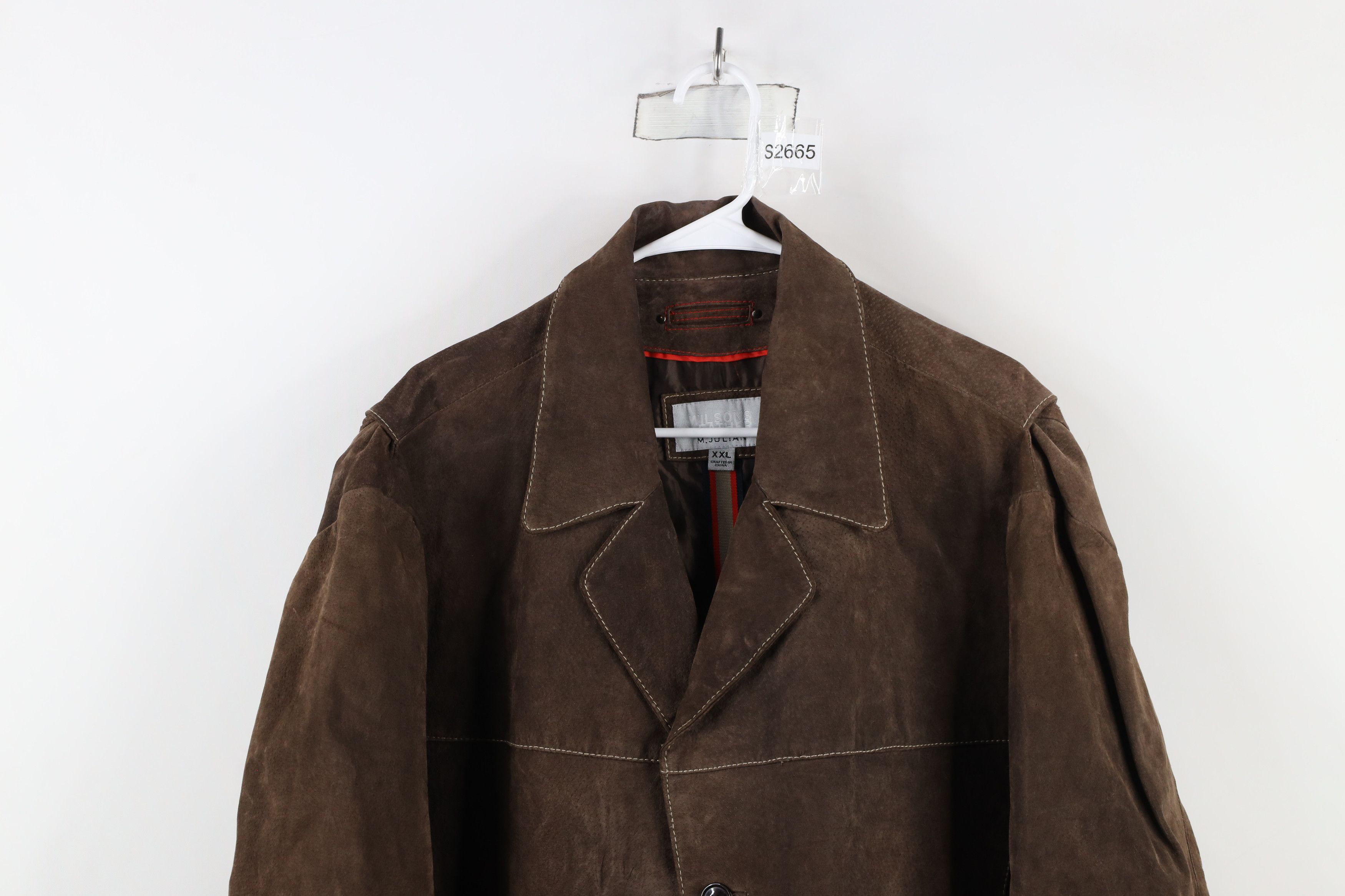 Vintage Vintage 90s Streetwear Blazer Sport Coat Jacket Brown Size US XXL / EU 58 / 5 - 2 Thumbnail