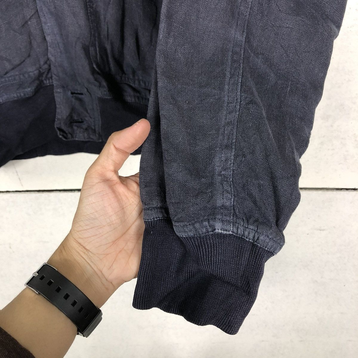 Hugo Boss 🔥VINTAGE BOMBER BIKER JACKET HUGO BOSS CARGO POCKET Size US S / EU 44-46 / 1 - 14 Thumbnail