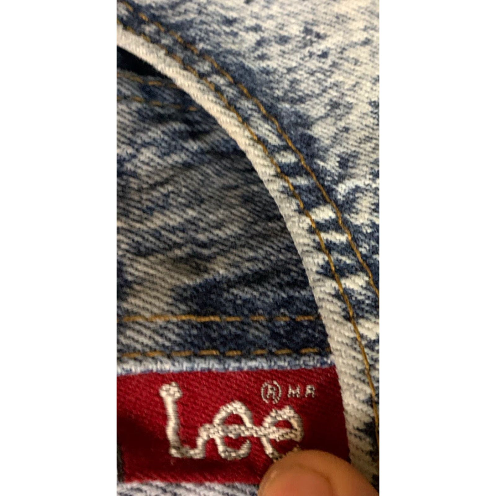 Lee VINTAGE Lee Women's Acid Wash Slim Fit Blue Jeans Size 16 Tapered Style Size 38" / US 16 / IT 52 - 5 Thumbnail