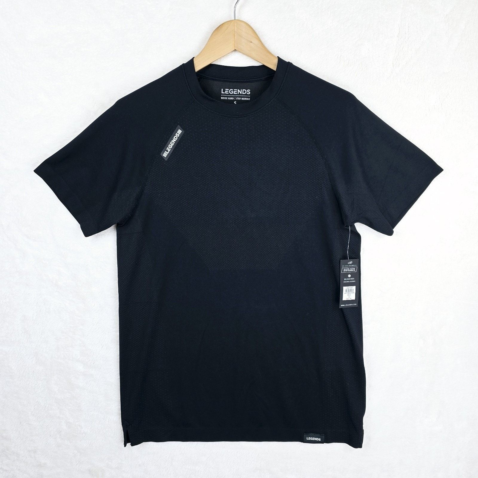 Other Legends Mens Shirt Small Dash Tee Black Athletic Performance Size US S / EU 44-46 / 1 - 2 Thumbnail
