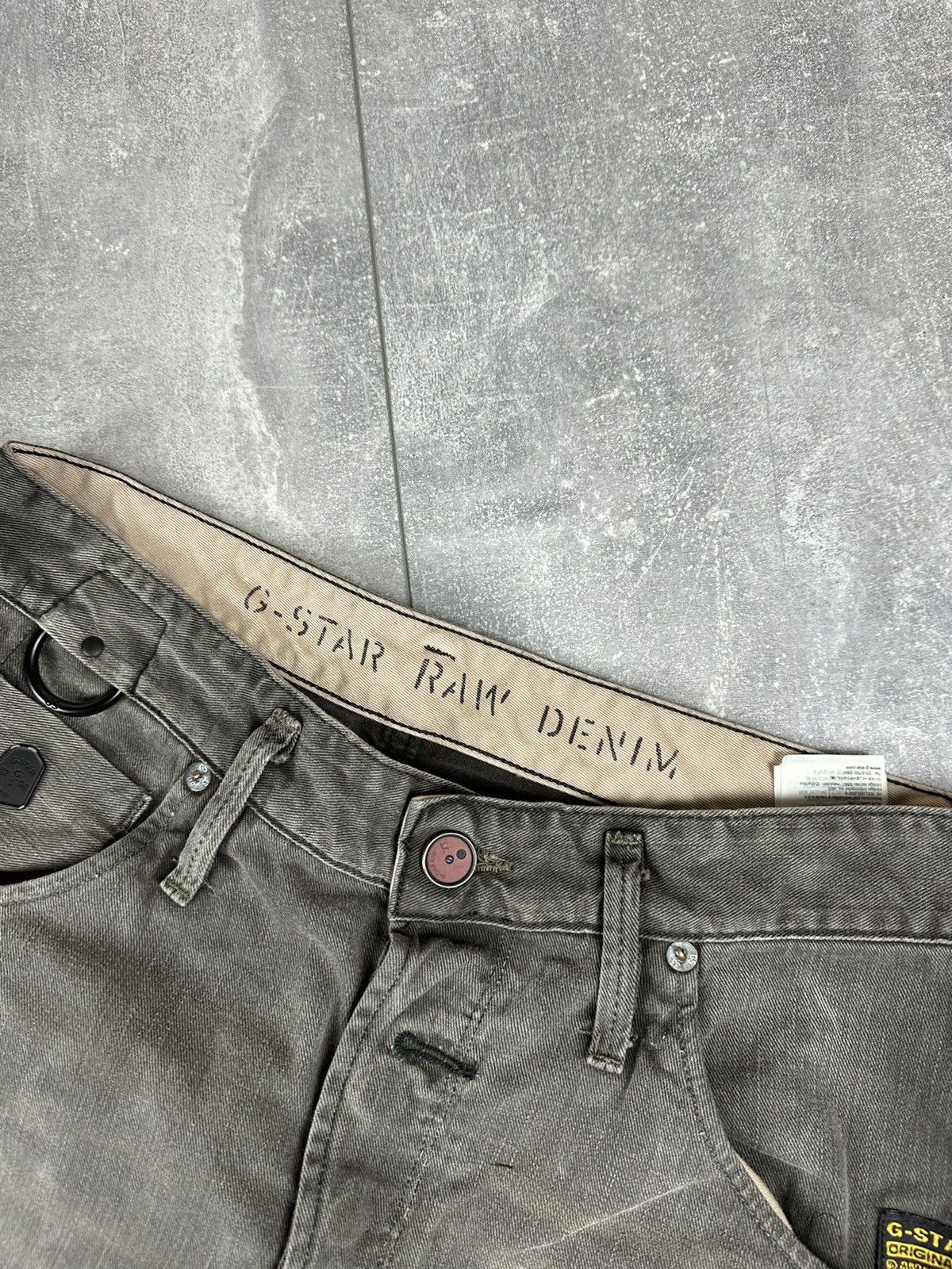 G-Star G Star Raw Japanese Fade Denim Jeans Pants Y2K Size US 30 / EU 46 - 19 Thumbnail