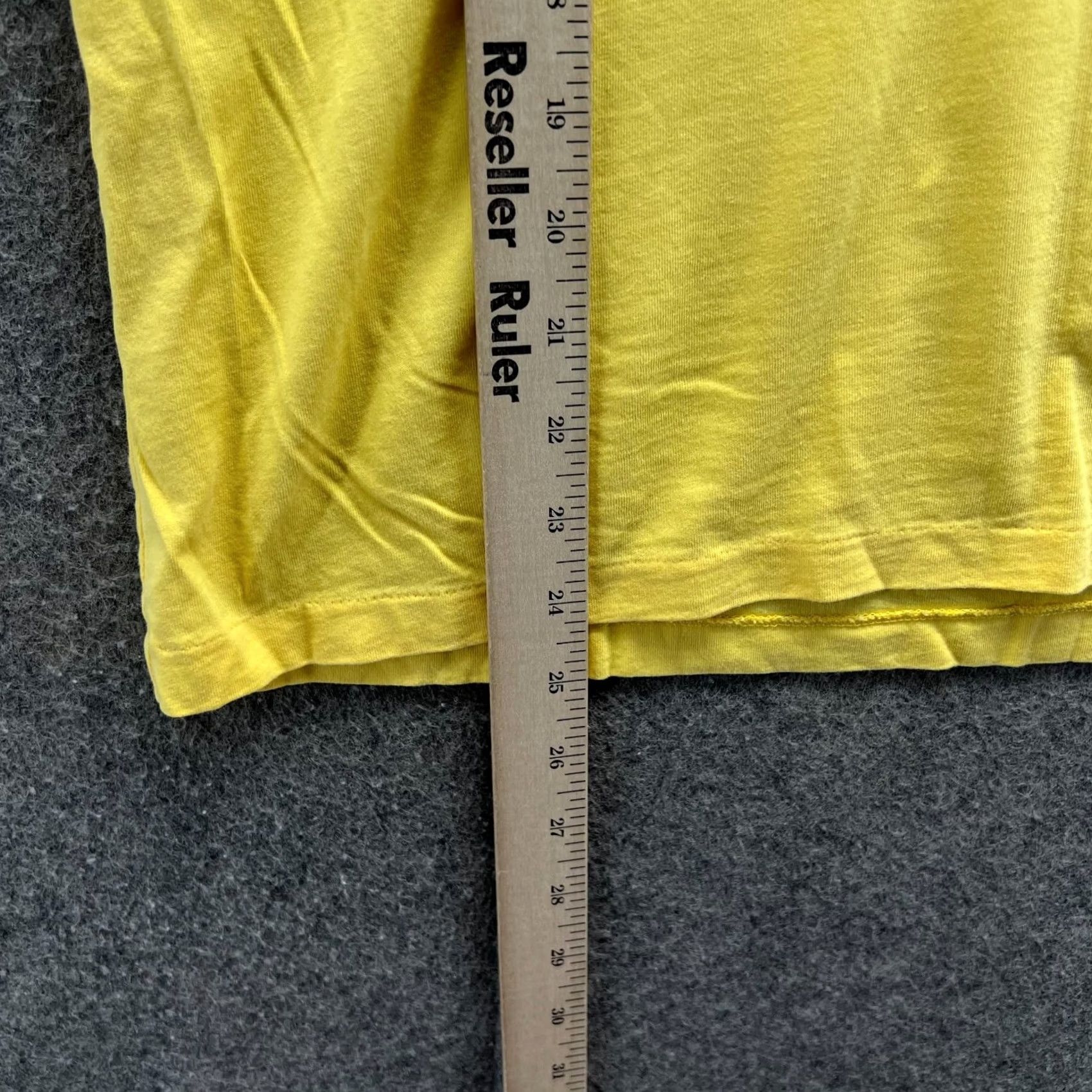 Polo Ralph Lauren VINTAGE? No — Ralph Lauren Sport Shirt Womens XL Yellow V-Neck Short Sleeve Cotton Pony Logo Shirt Womens XL Yellow Cotton Pony Logo Size XL / US 12-14 / IT 48-50 - 5 Thumbnail