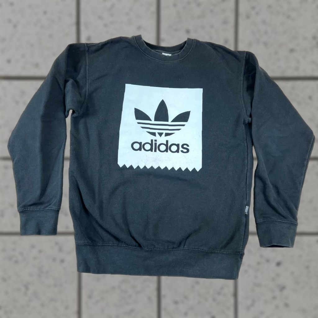 Adidas Adidas Originals Skateboarding Crewneck Sweatshirt Men S Black Sweatshirt Easy Crew Pullover Light Cracking Graphic Pre owned Size US S / EU 44-46 / 1 - 1 Thumbnail