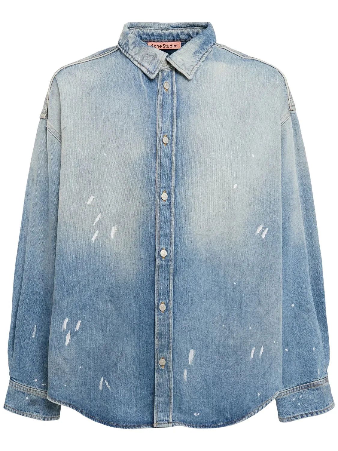 Acne Studios ACNE STUDIOS Setar $730 Blue Shirt New & Authentic Size US XL / EU 56 / 4 - 1 Thumbnail