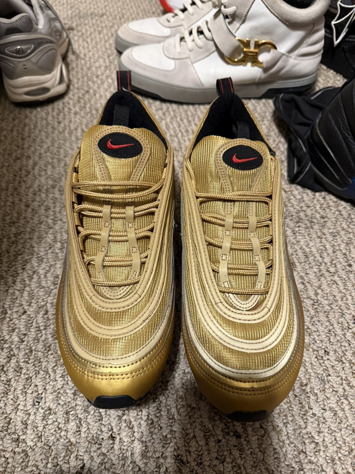 Nike Nike Air Max 97 OG Metallic Gold 2023 🏆⭐️ Size US 10 / EU 43 - 2 Thumbnail