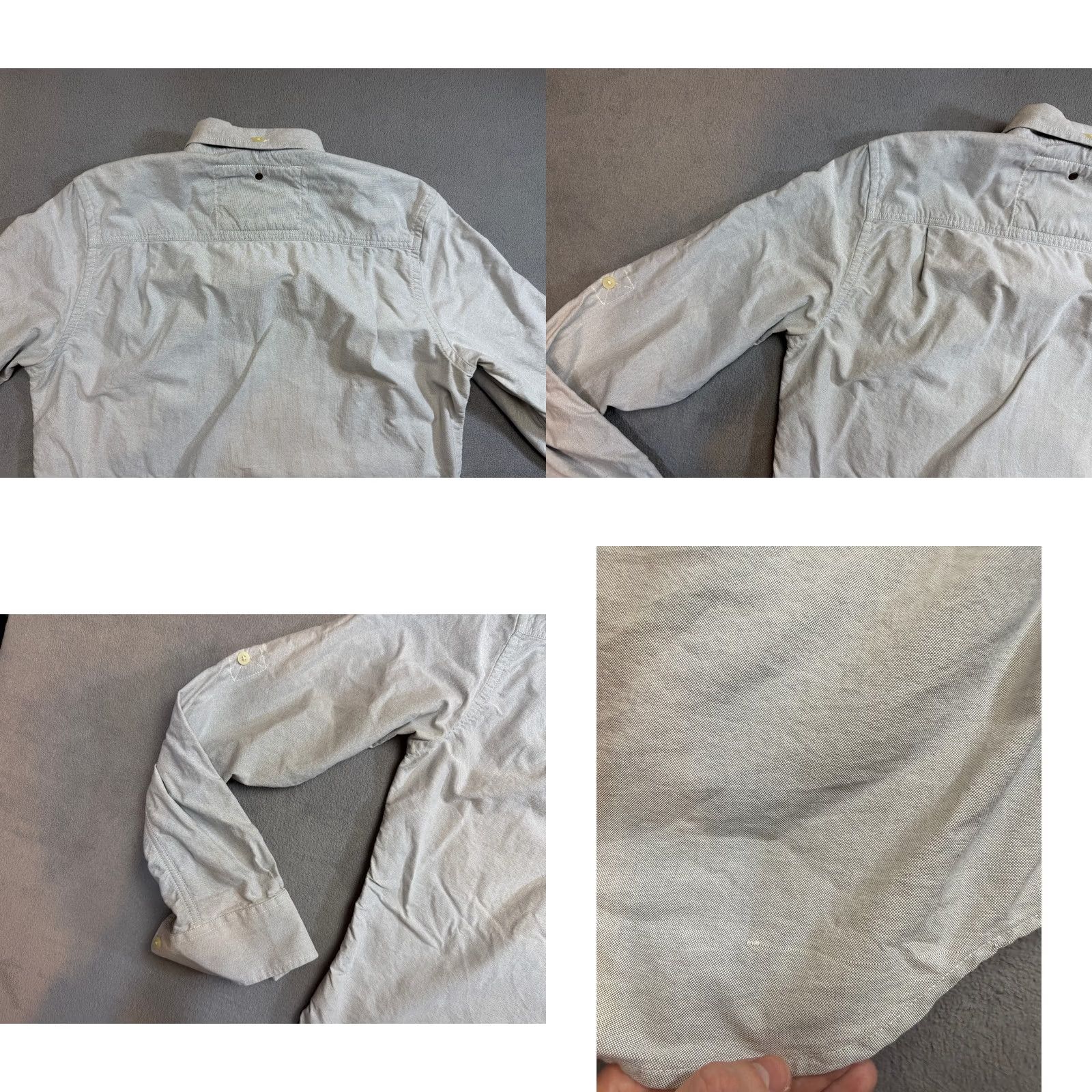 Superdry Superdry Denim Goods shirt Mens size L Gray Button Up Long Sleeve Size US L / EU 52-54 / 3 - 9 Thumbnail