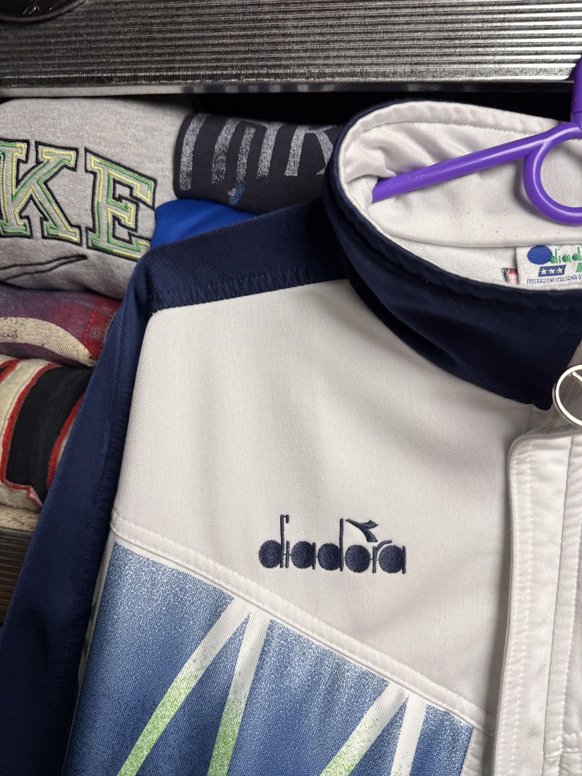 Designer × Vintage Vintage Adidas Diadora Italy Jacket Size US L / EU 52-54 / 3 - 6 Thumbnail