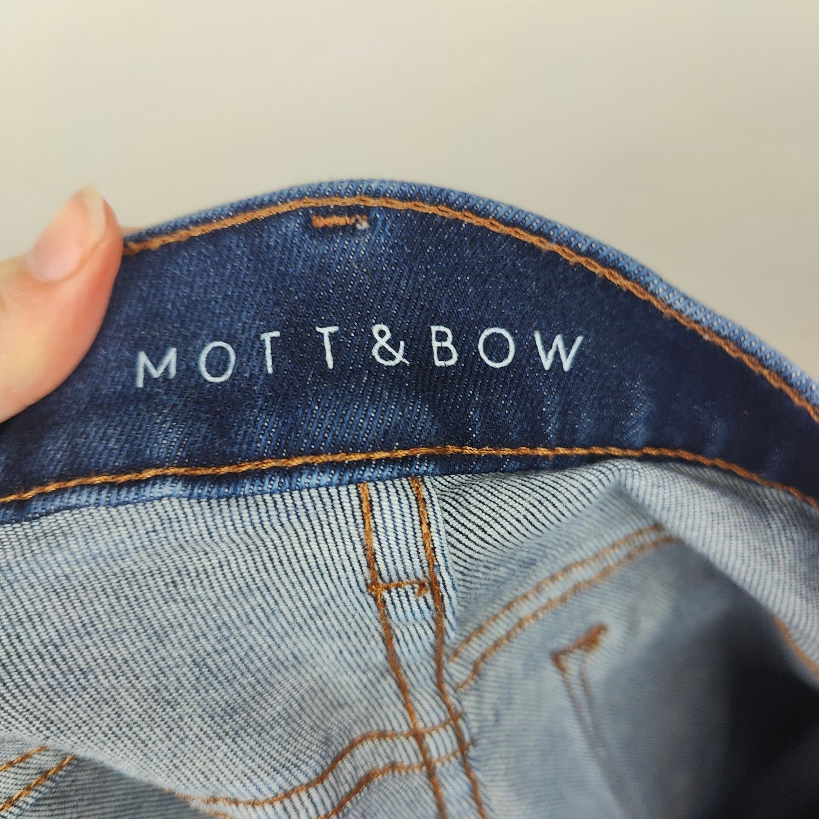 Mott & Bow Mott & Bow Straight Jeans Mens 34x32 Dark Wash Stretch Size US 34 / EU 50 - 8 Thumbnail