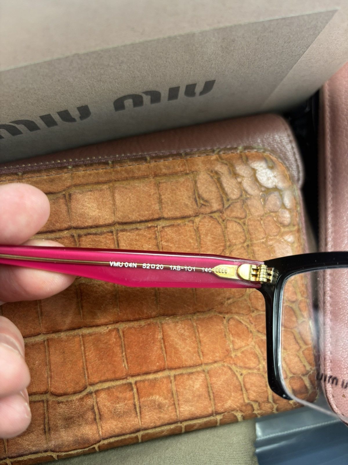 Miu Miu Logo Glasses Size ONE SIZE - 10 Thumbnail