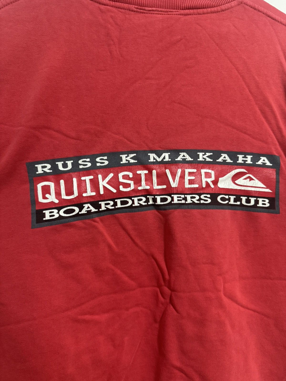 Quiksilver × Vintage Vintage Quiksilver Russ K Makaha Boardrider Club Sweatshirt Size US M / EU 48-50 / 2 - 3 Thumbnail