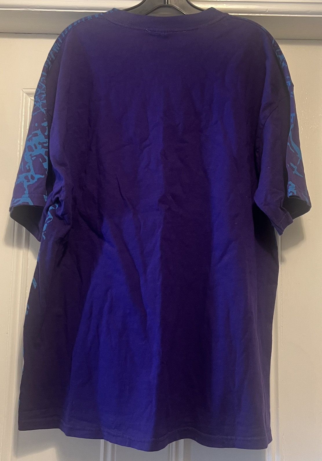 aNYthing Authentic aNYthing shattered glass grape aqua tee t-shirt xl Size US XL / EU 56 / 4 - 4 Thumbnail