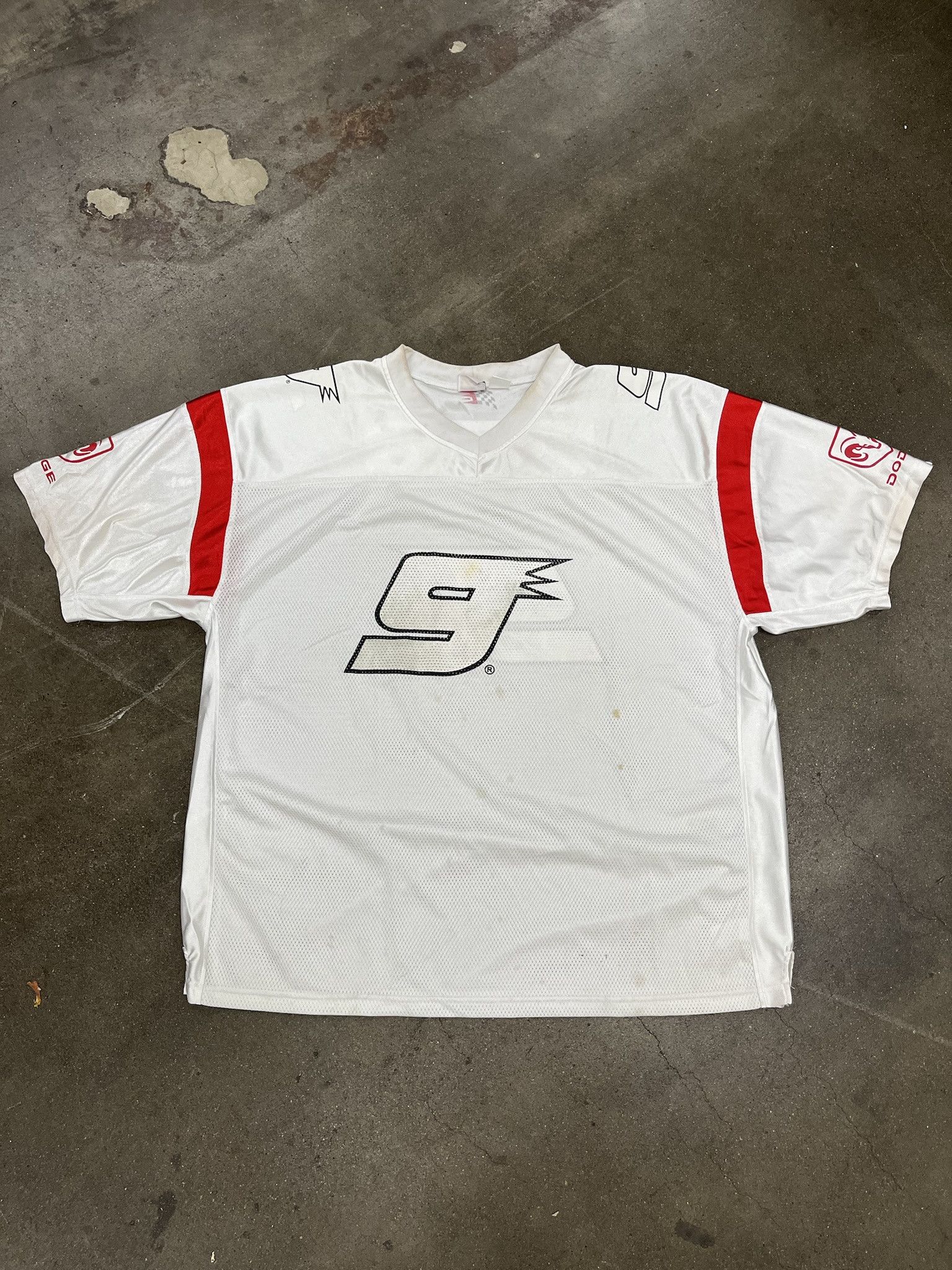 NASCAR Vintage 90s Casey Khane #9 NASCAR Racing Jersey Size XXL Size US XXL / EU 58 / 5 - 1 Thumbnail