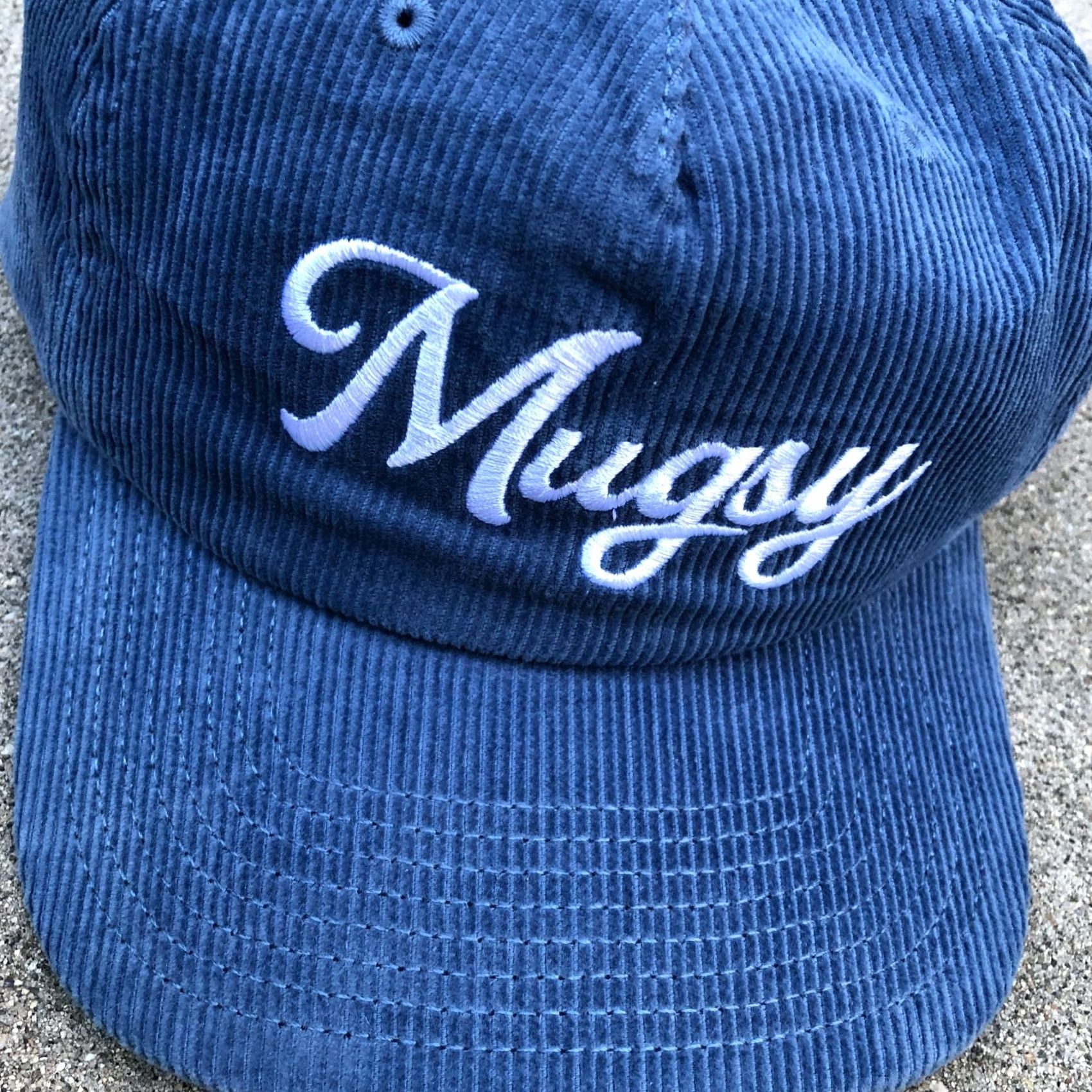 J Brand MUGSY Corduroy Snapback Hat Men's One Size Adjustable Blue Cap Brand New Size ONE SIZE - 2 Thumbnail