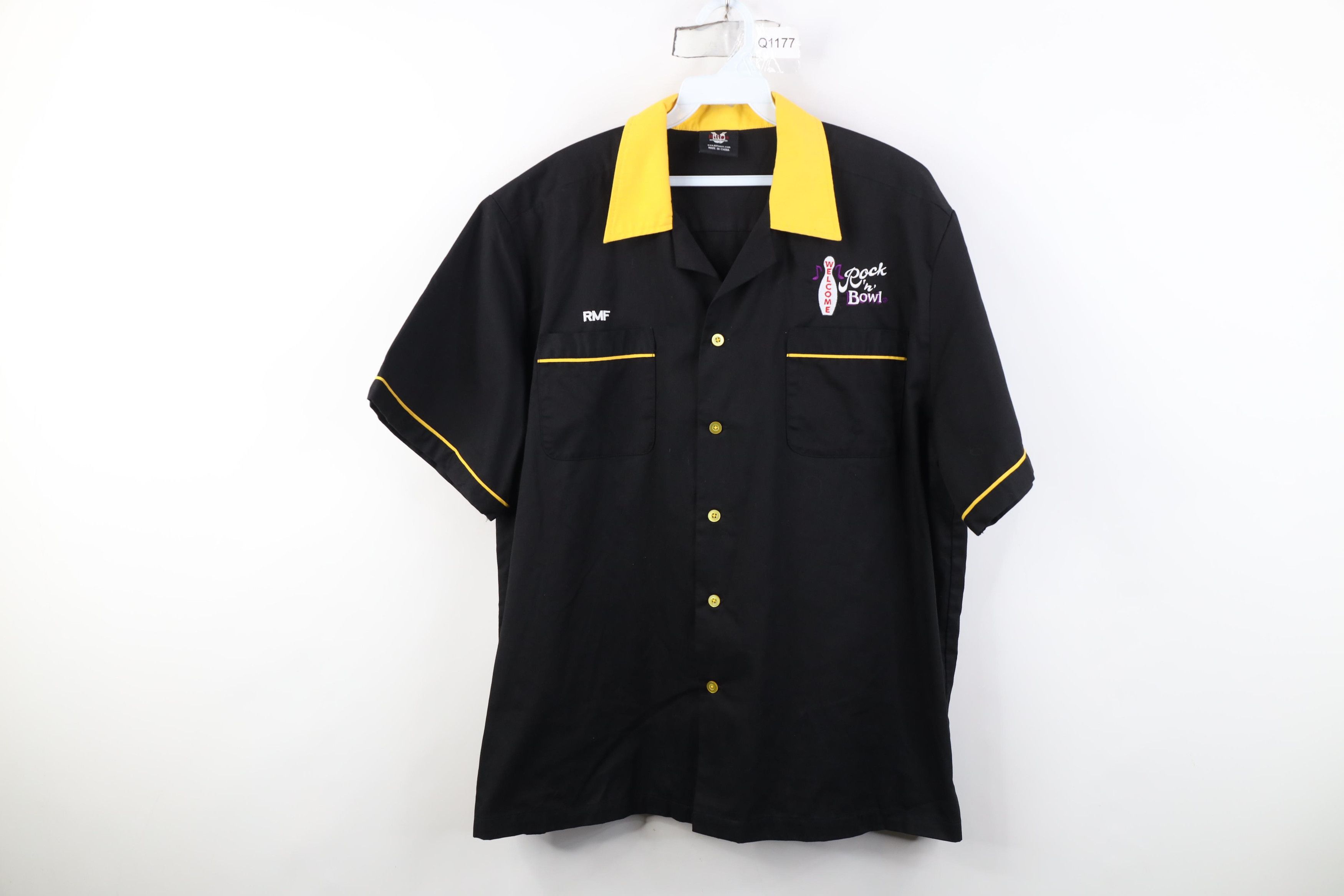 Vintage Vintage 90s Y2K Rockabilly Bowl New Orleans Bowling Shirt Size US L / EU 52-54 / 3 - 1 Thumbnail