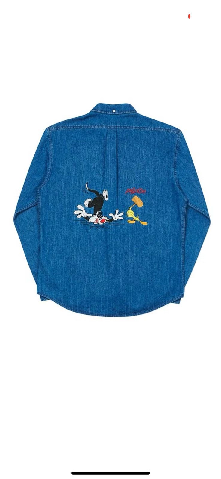 Palace Palace Denim Tweety-P button down shirt Size US M / EU 48-50 / 2 - 2 Thumbnail