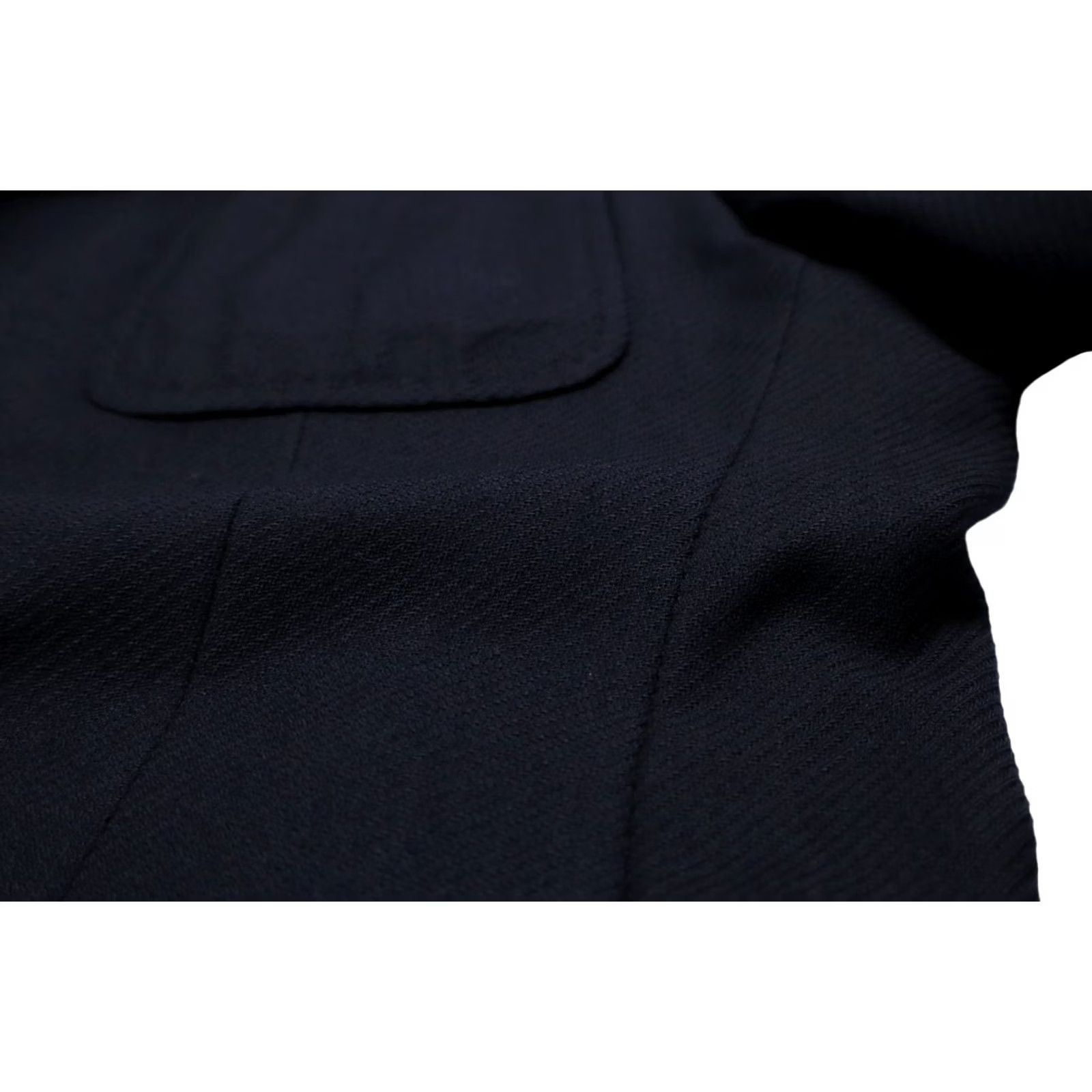 Hugo Boss HUGO BOSS Blazer Mens US 42 Wool Formal Single-Breasted Double-Vented Navy Raye4 Size 42R - 7 Thumbnail