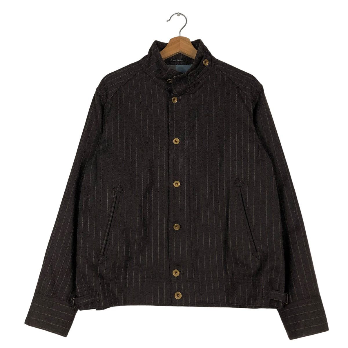 Japanese Brand 🔥VINTAGE BIKER JACKET JOURNAL STANDARD TARTAN DESIGN LINING Size US M / EU 48-50 / 2 - 2 Thumbnail