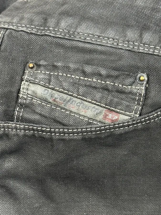Diesel Diesel Black Obscure Slim Denim Jeans Size US 33 - 11 Thumbnail