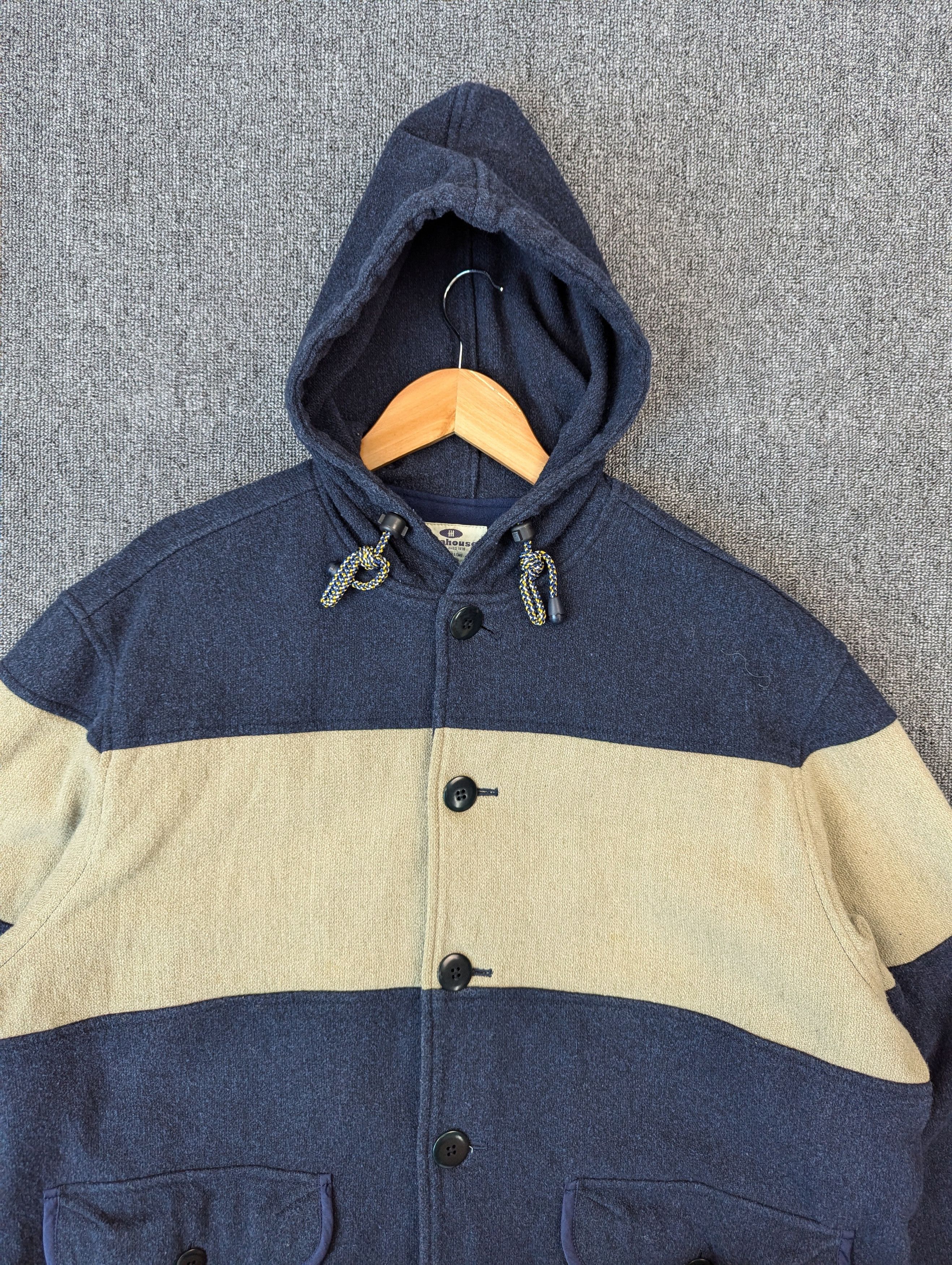 ABAHOUSE Vintage Abahouse Button Ups Hooded Jacket Size US XL / EU 56 / 4 - 5 Thumbnail