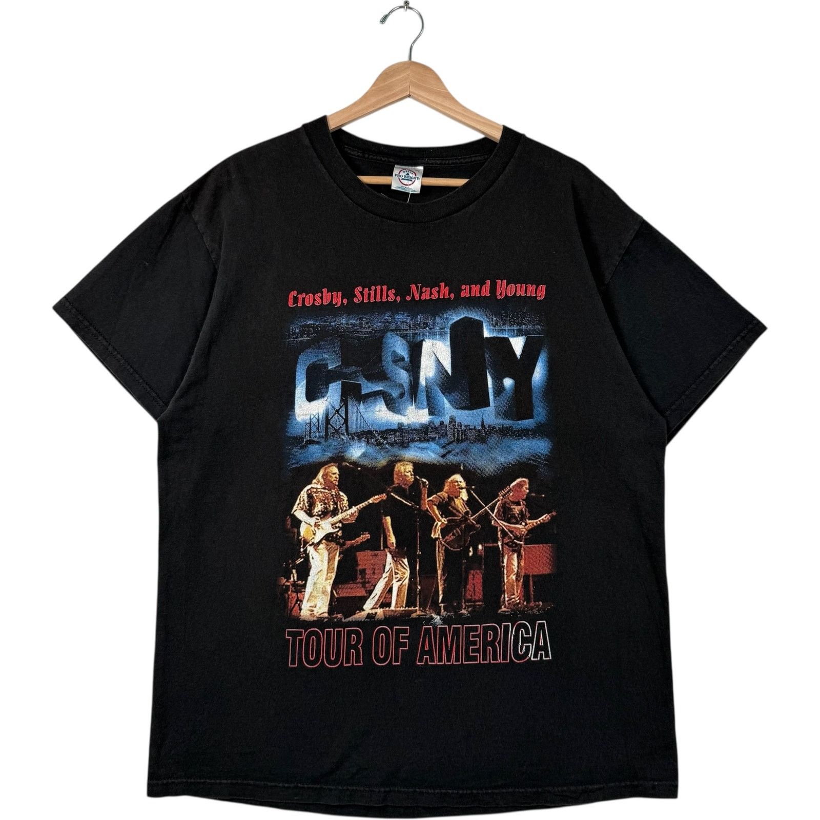 Crosby Stills & Nash Tシャツ 2001年 ローカルクルー（Crosby